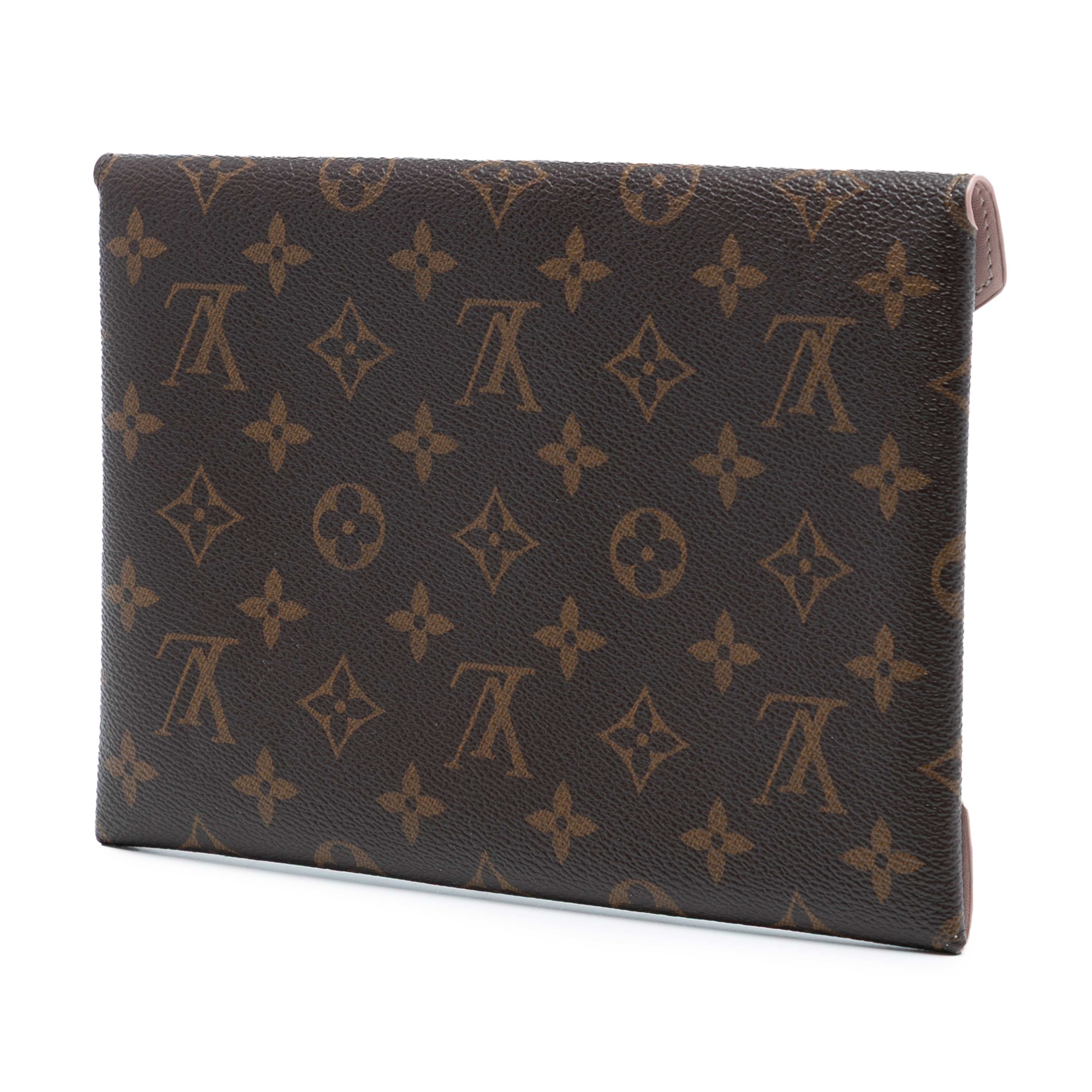 Louis Vuitton Monogram Pochette Kirigami Gm, från Luxclusif, i färgen brown. Klicka för att öppna bilden i stort format