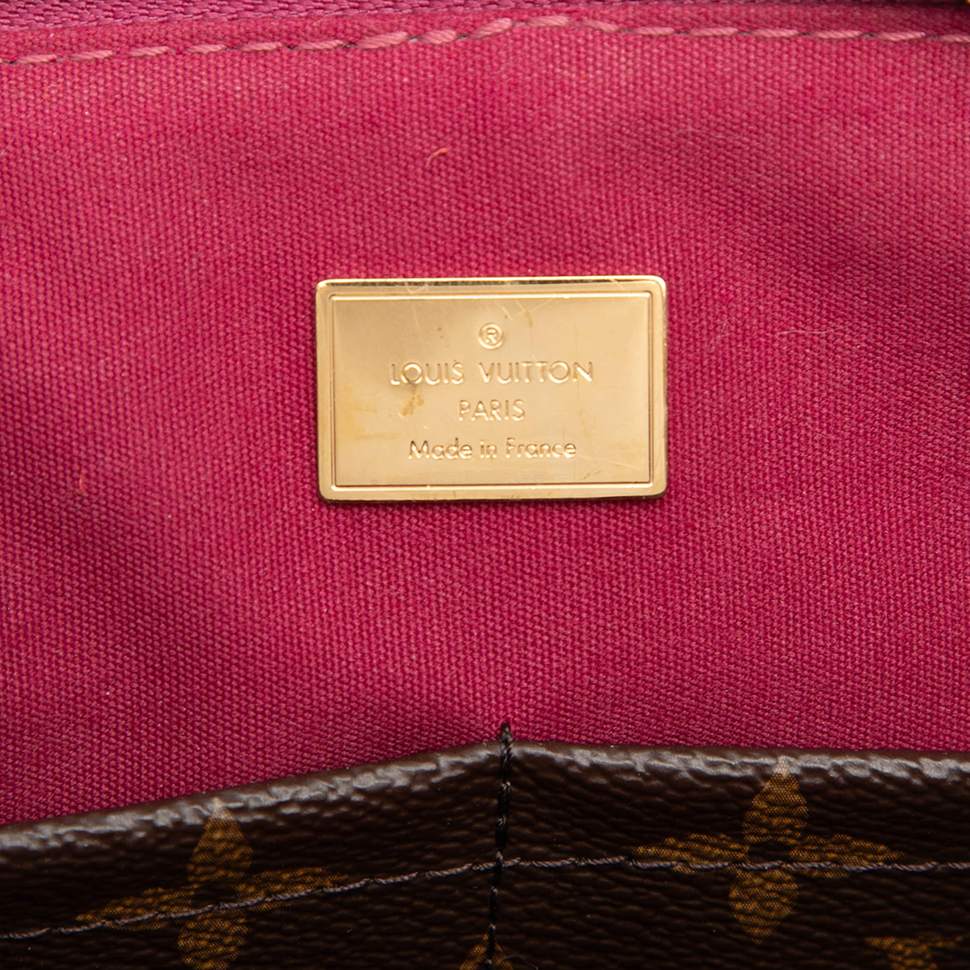 Louis Vuitton Vernis Miroir Tote, från Luxclusif, i färgen magenta. Klicka för att öppna bilden i stort format