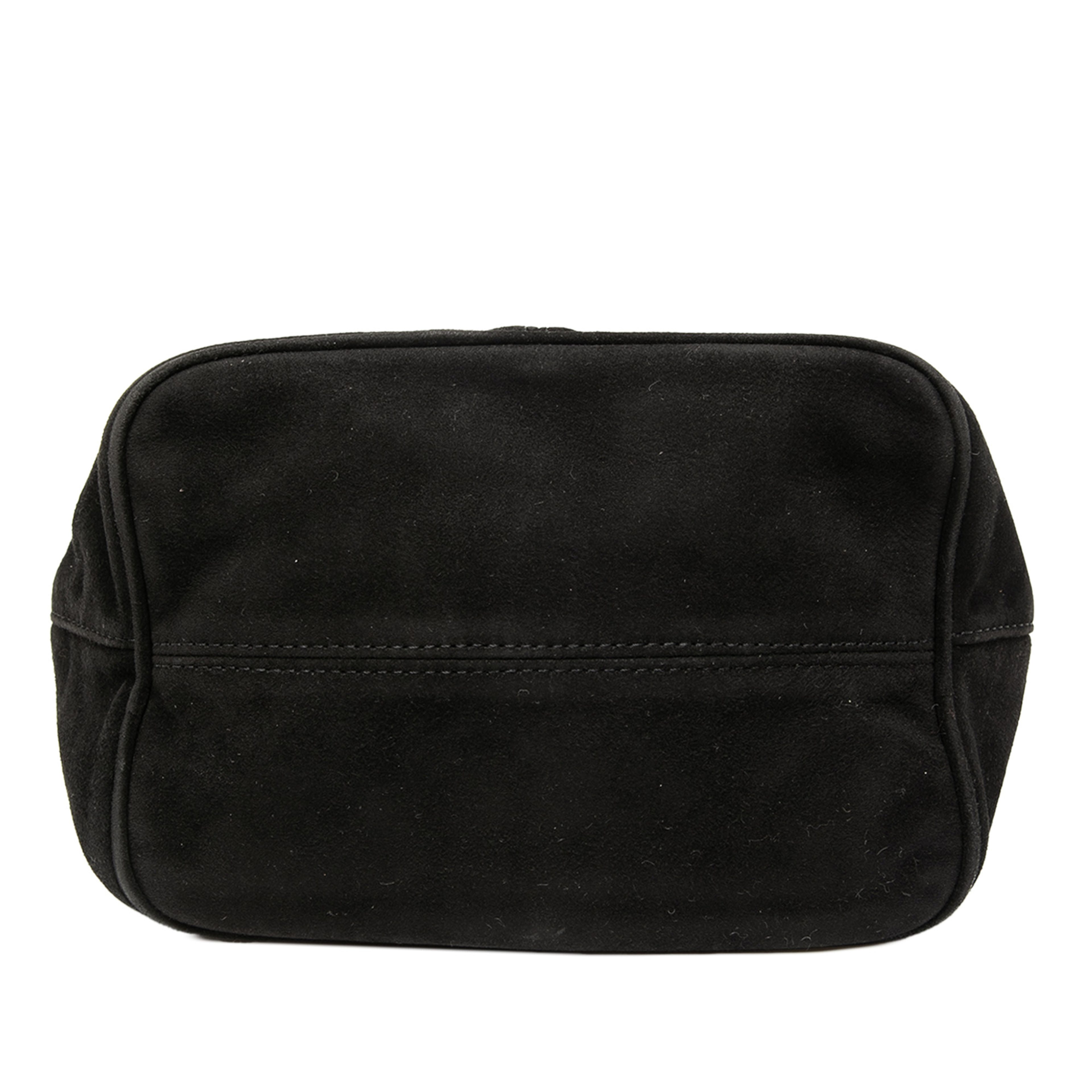 Fendi Suede Ff Shoulder Bag, från Luxclusif, i färgen black. Klicka för att öppna bilden i stort format