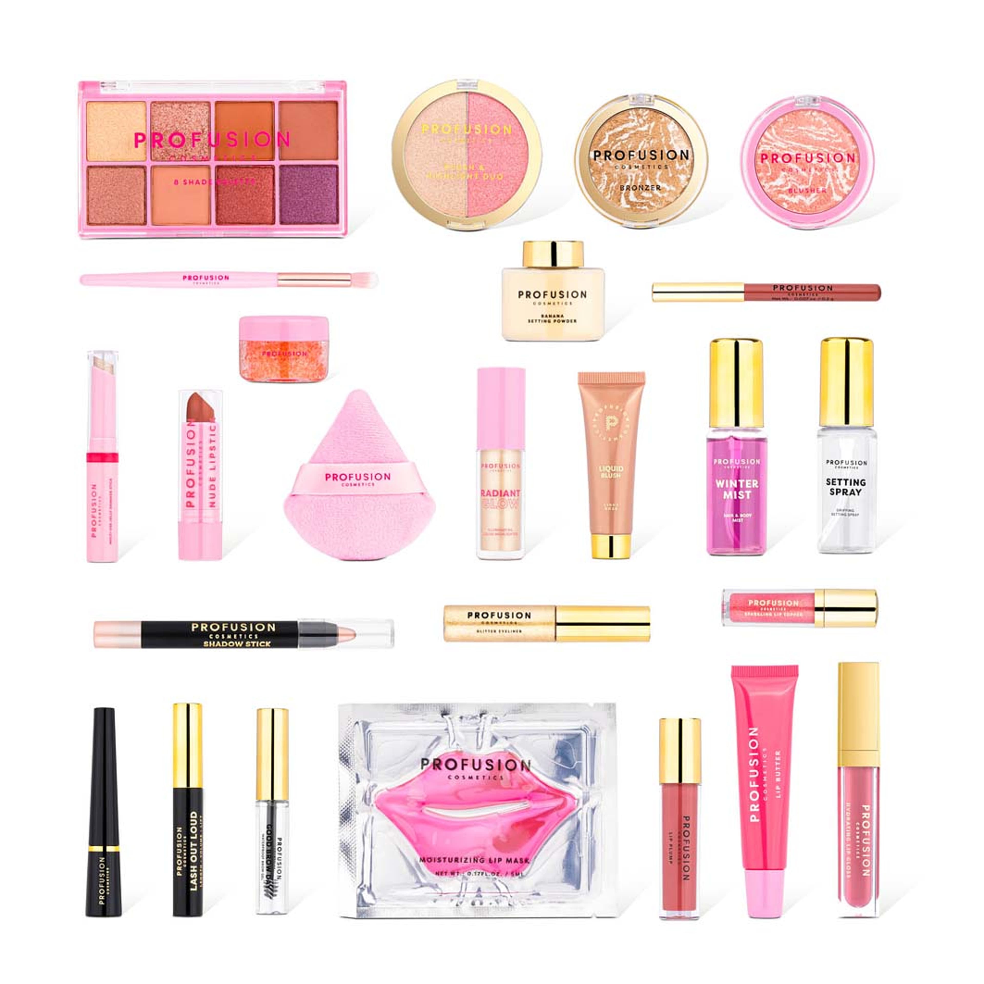 25 Days of Festive Glow! Beauty Adventskalender, från Profusion. Klicka för att öppna bilden i stort format