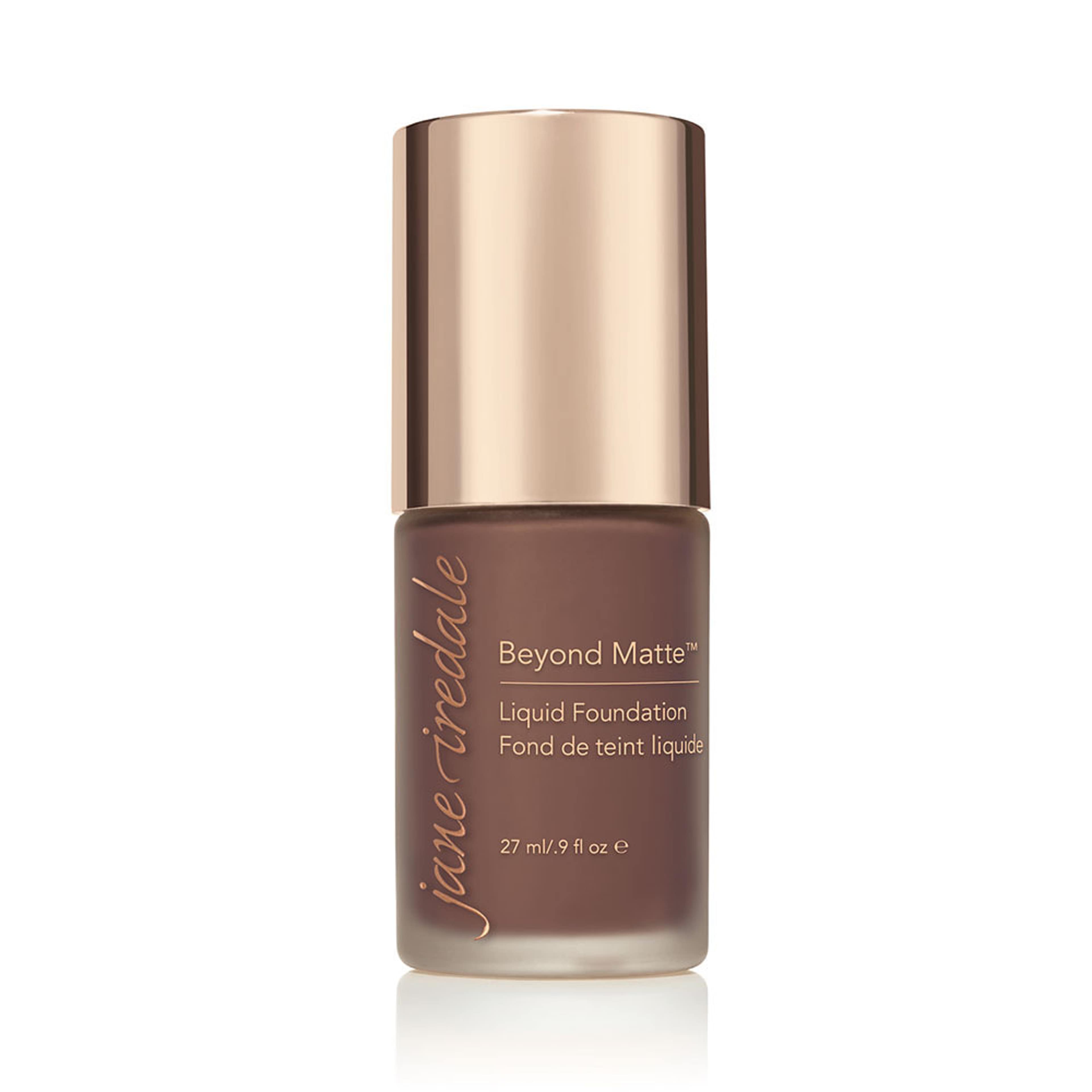 Beyond Matte™ Liquid Foundation, från jane iredale, i färgen M18. Klicka för att öppna bilden i stort format