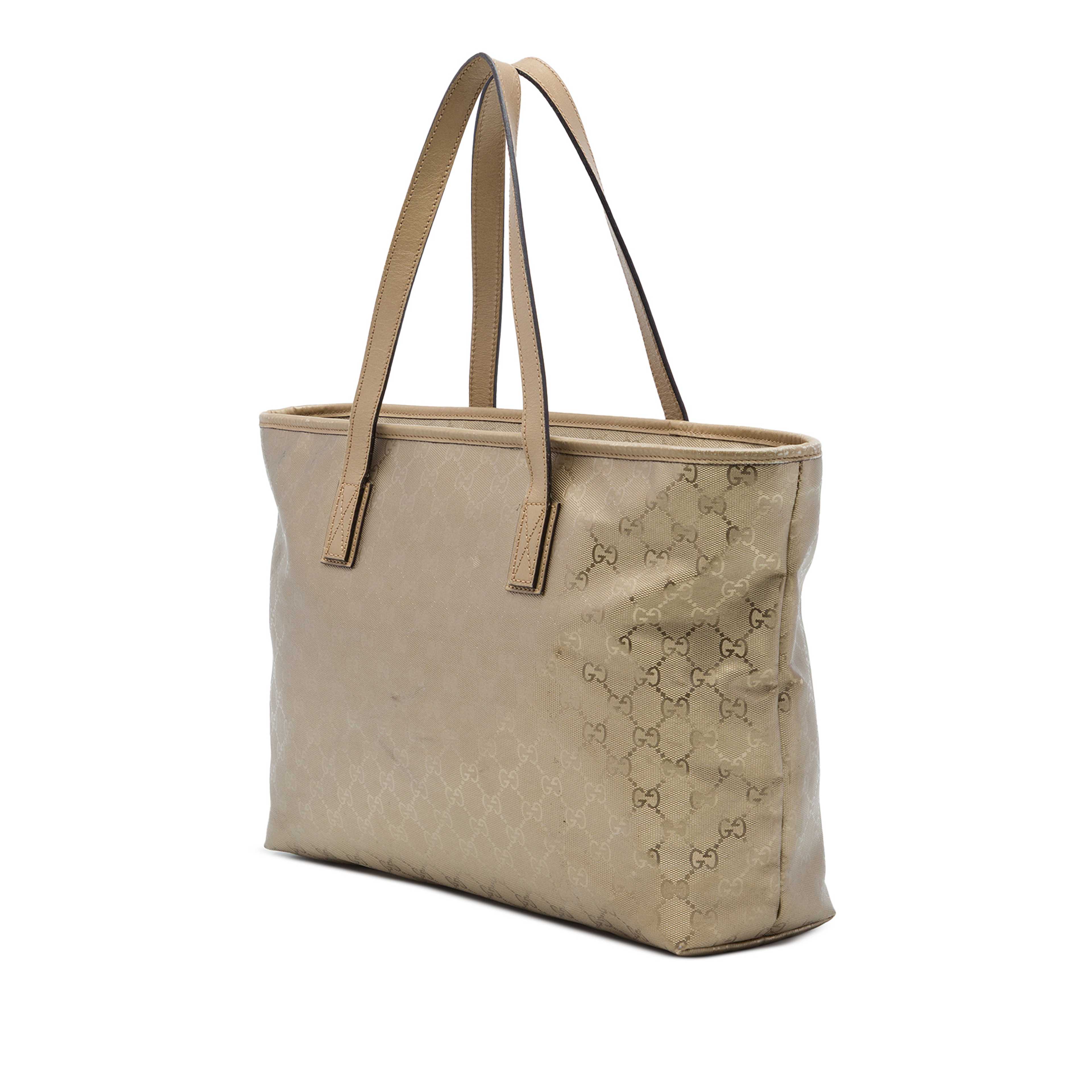 Gucci Medium Gg Imprime Tote, från Luxclusif, i färgen guld. Klicka för att öppna bilden i stort format