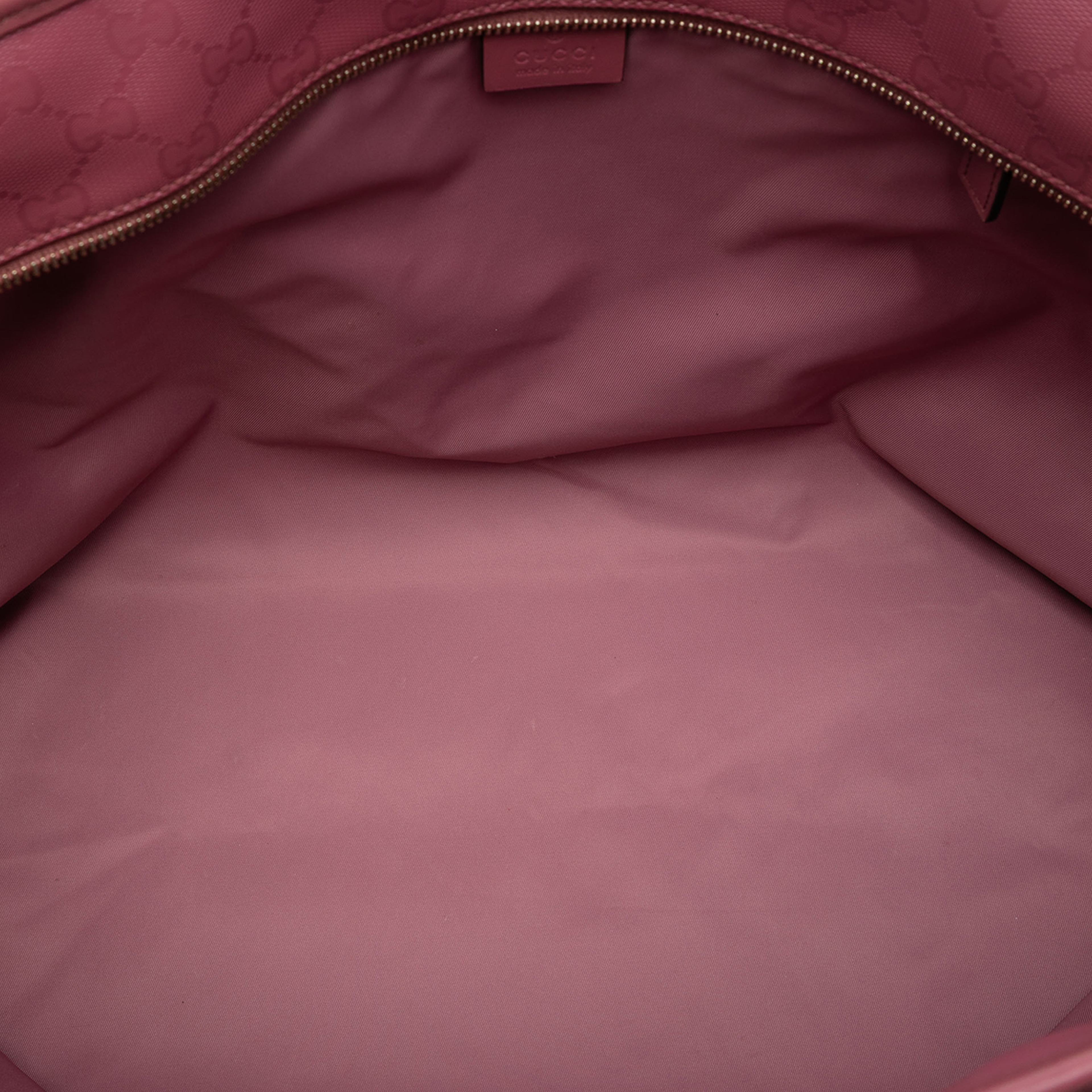 Gucci Large Gg Imprime Tote, från Luxclusif, i färgen pink. Klicka för att öppna bilden i stort format