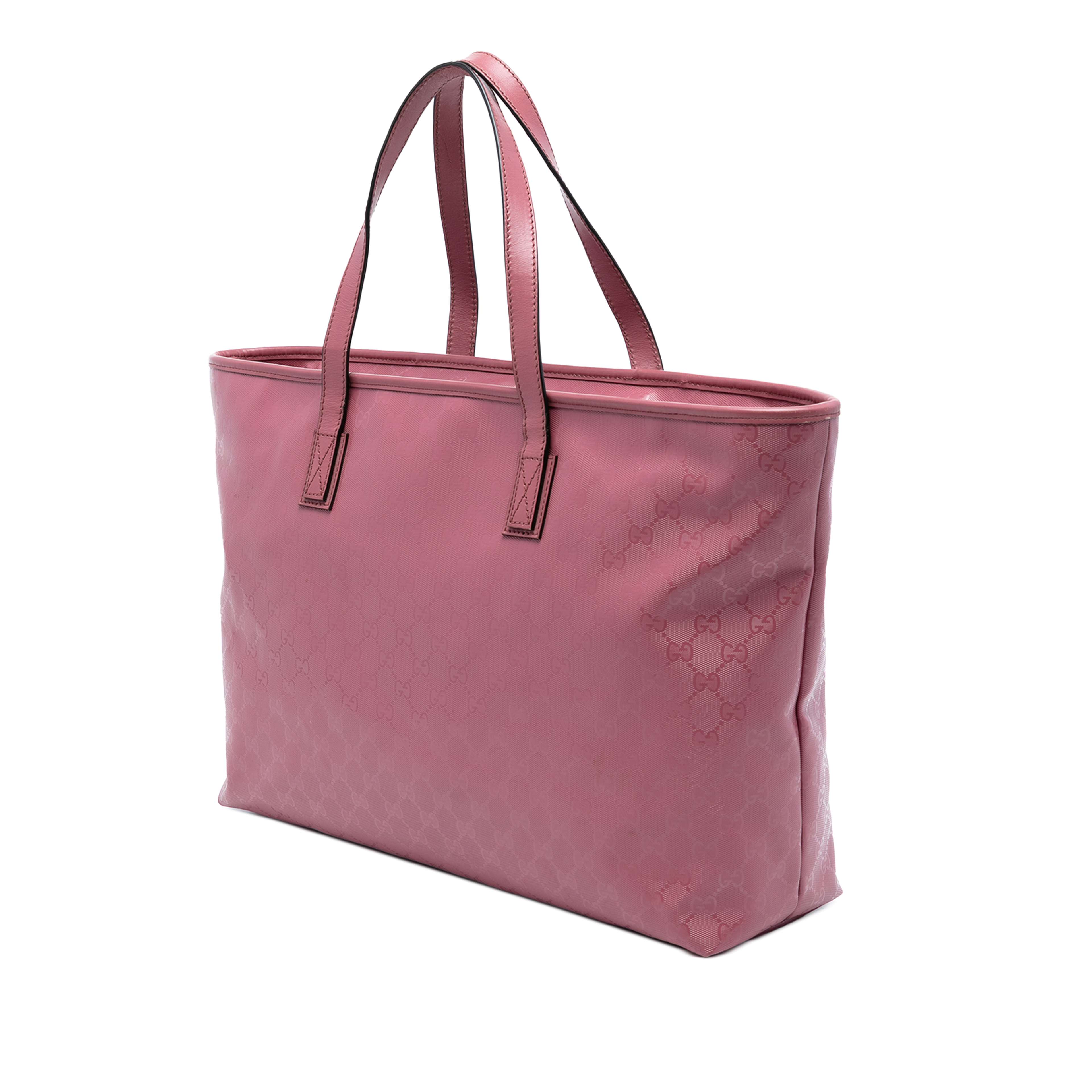 Gucci Large Gg Imprime Tote, från Luxclusif, i färgen pink. Klicka för att öppna bilden i stort format