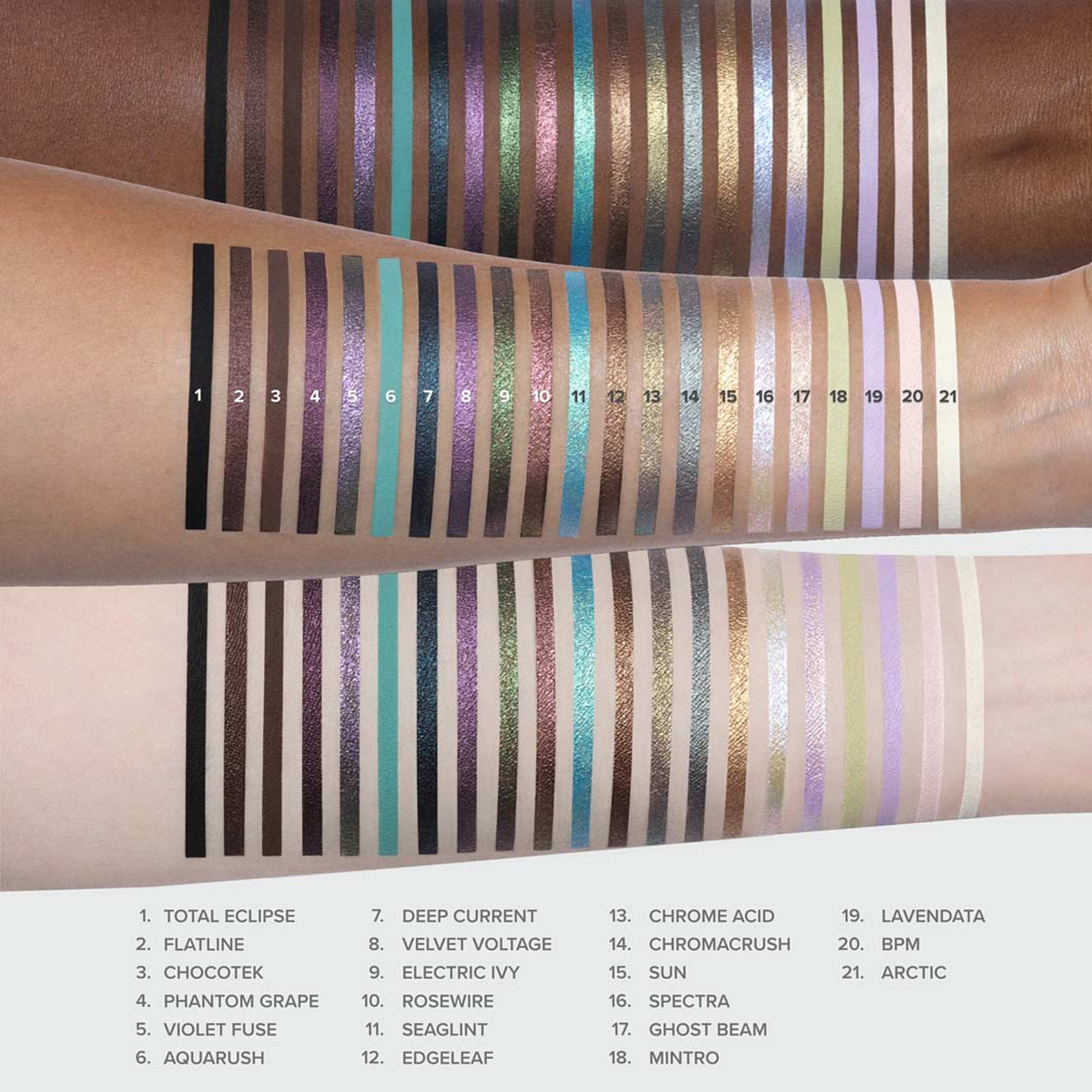 Dramaline Longwear Liner, från Anastasia Beverly Hills, i färgen Chrome Acid. Klicka för att öppna bilden i stort format