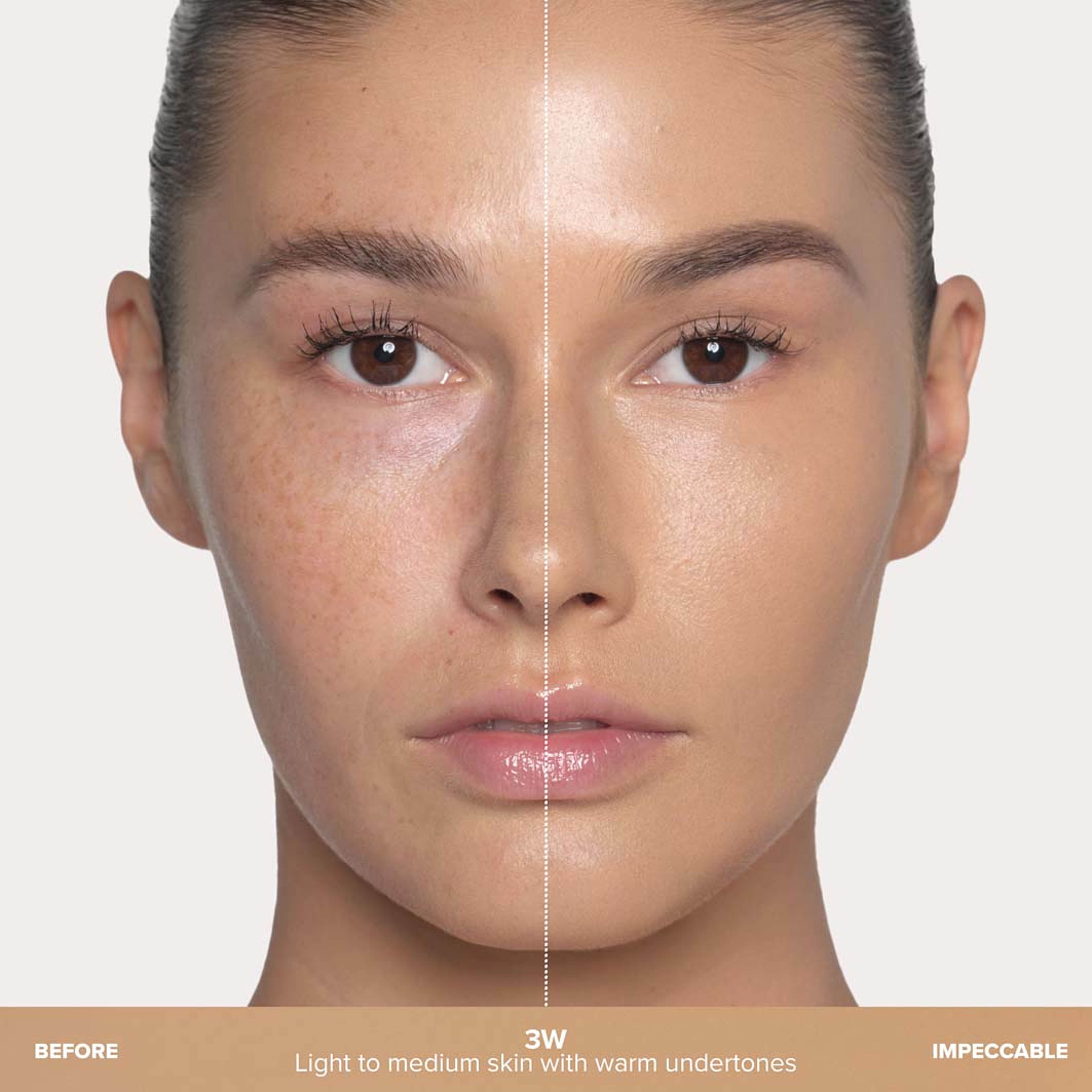 Impeccable Foundation, från Anastasia Beverly Hills, i färgen #3w. Klicka för att öppna bilden i stort format