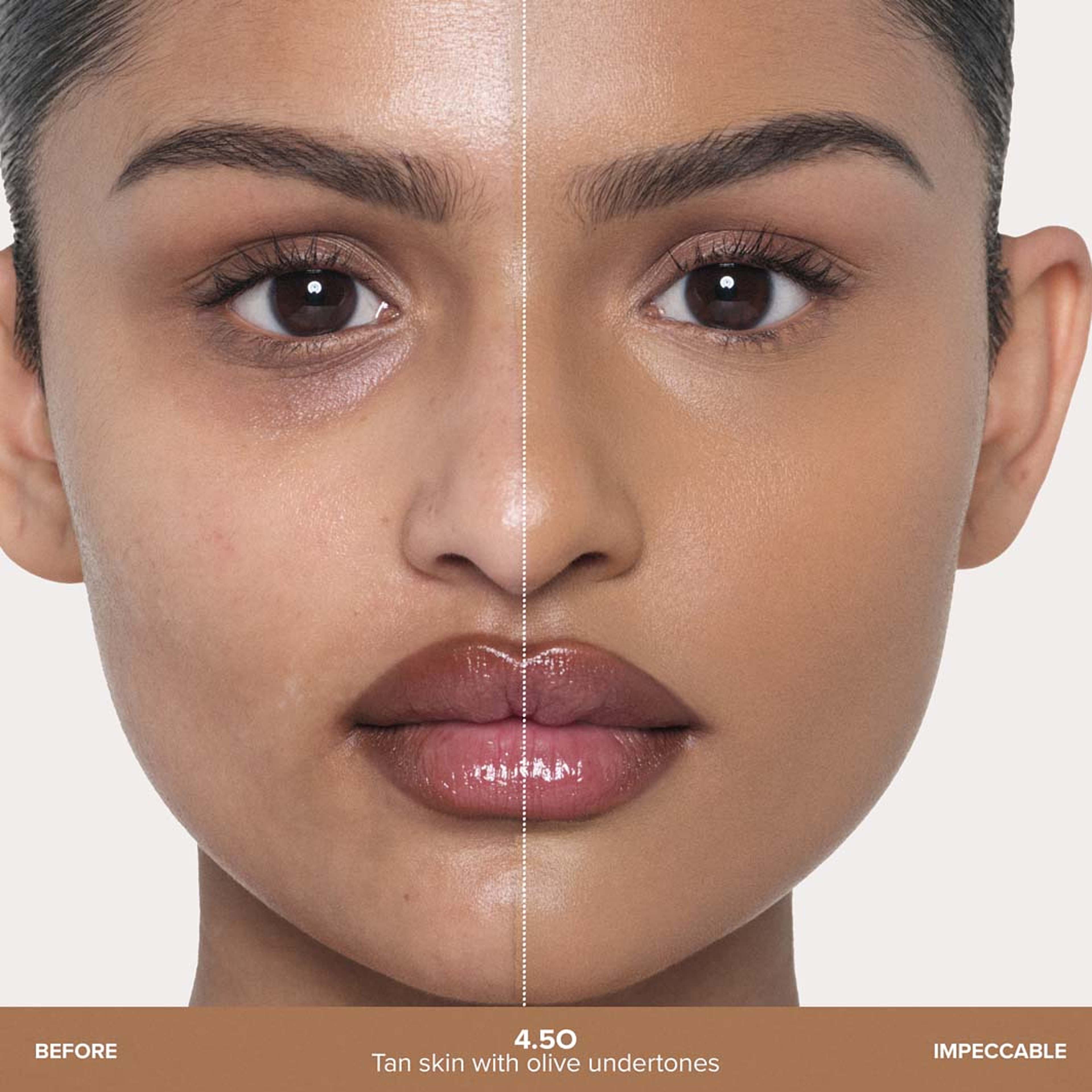 Impeccable Foundation, från Anastasia Beverly Hills, i färgen 4.5o. Klicka för att öppna bilden i stort format