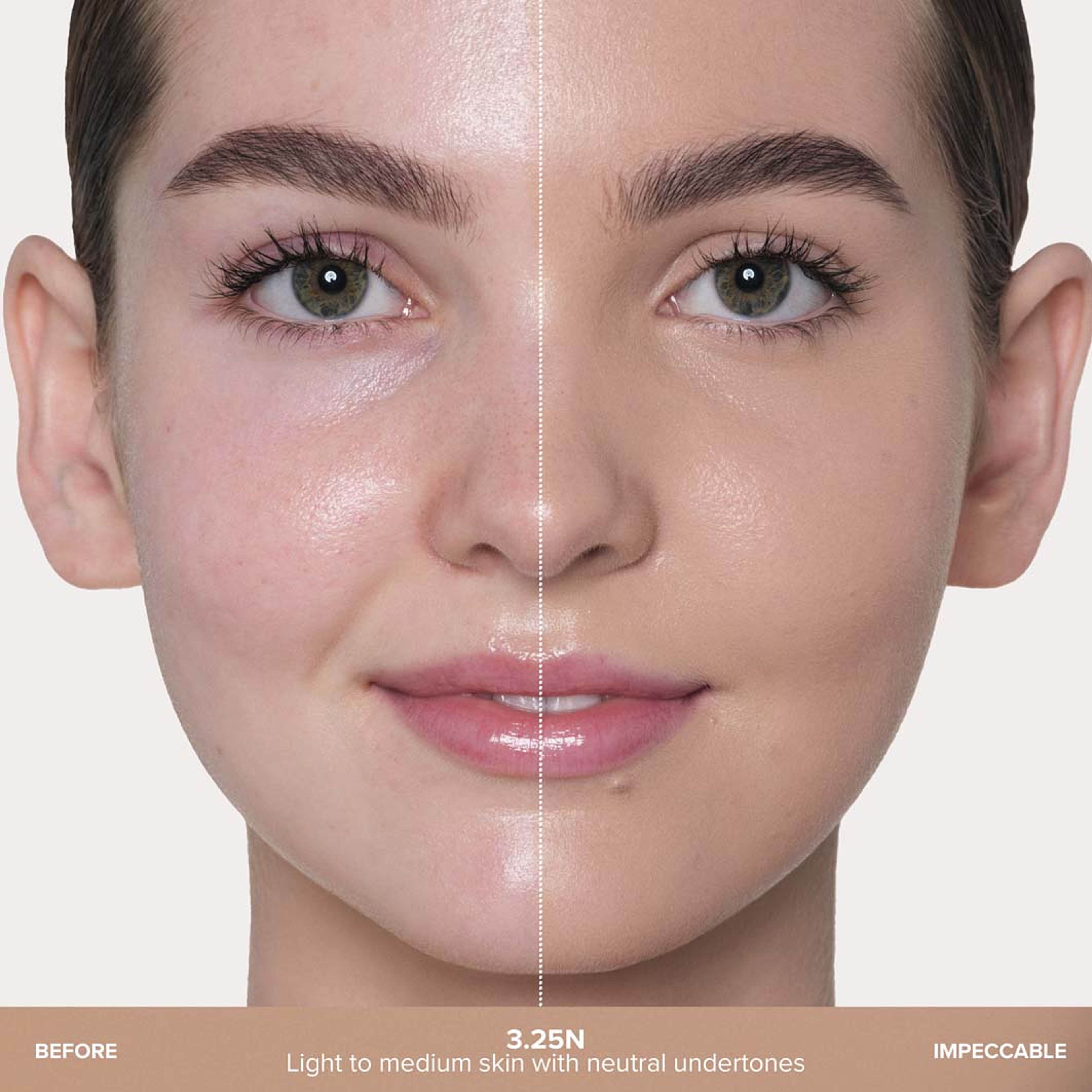 Impeccable Foundation, från Anastasia Beverly Hills, i färgen 3.25n. Klicka för att öppna bilden i stort format