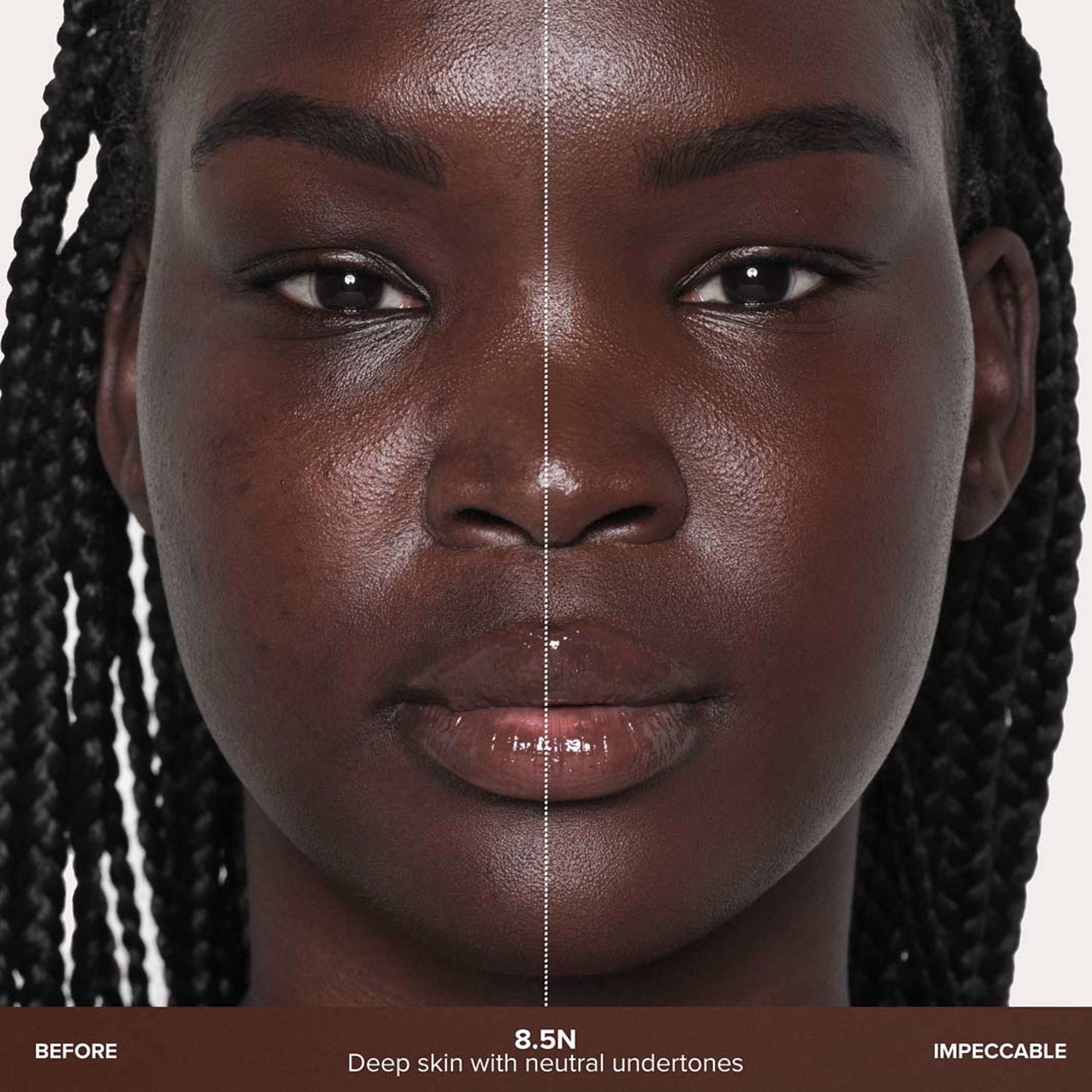 Impeccable Foundation, från Anastasia Beverly Hills, i färgen 8.5n. Klicka för att öppna bilden i stort format