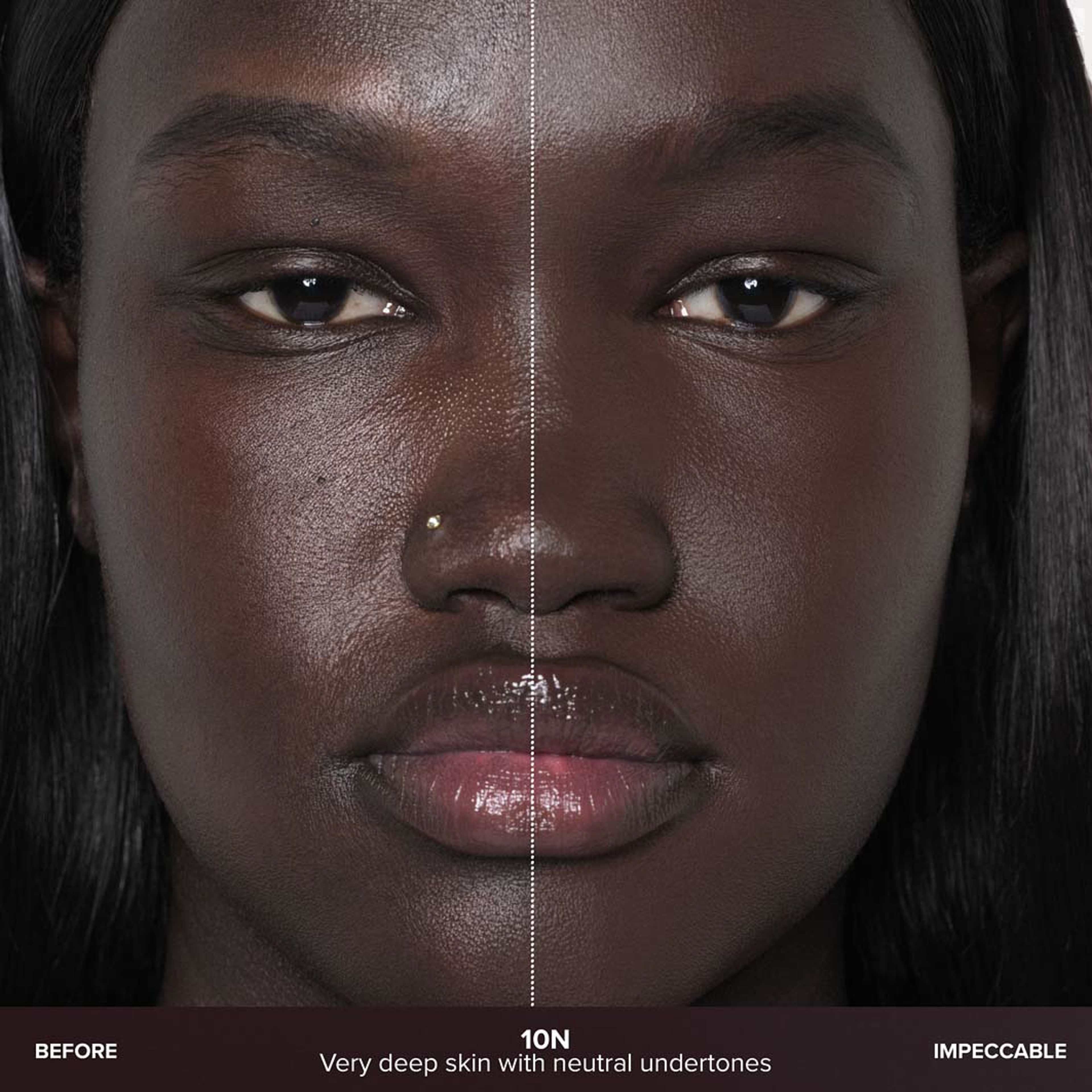 Impeccable Foundation, från Anastasia Beverly Hills, i färgen 10n. Klicka för att öppna bilden i stort format