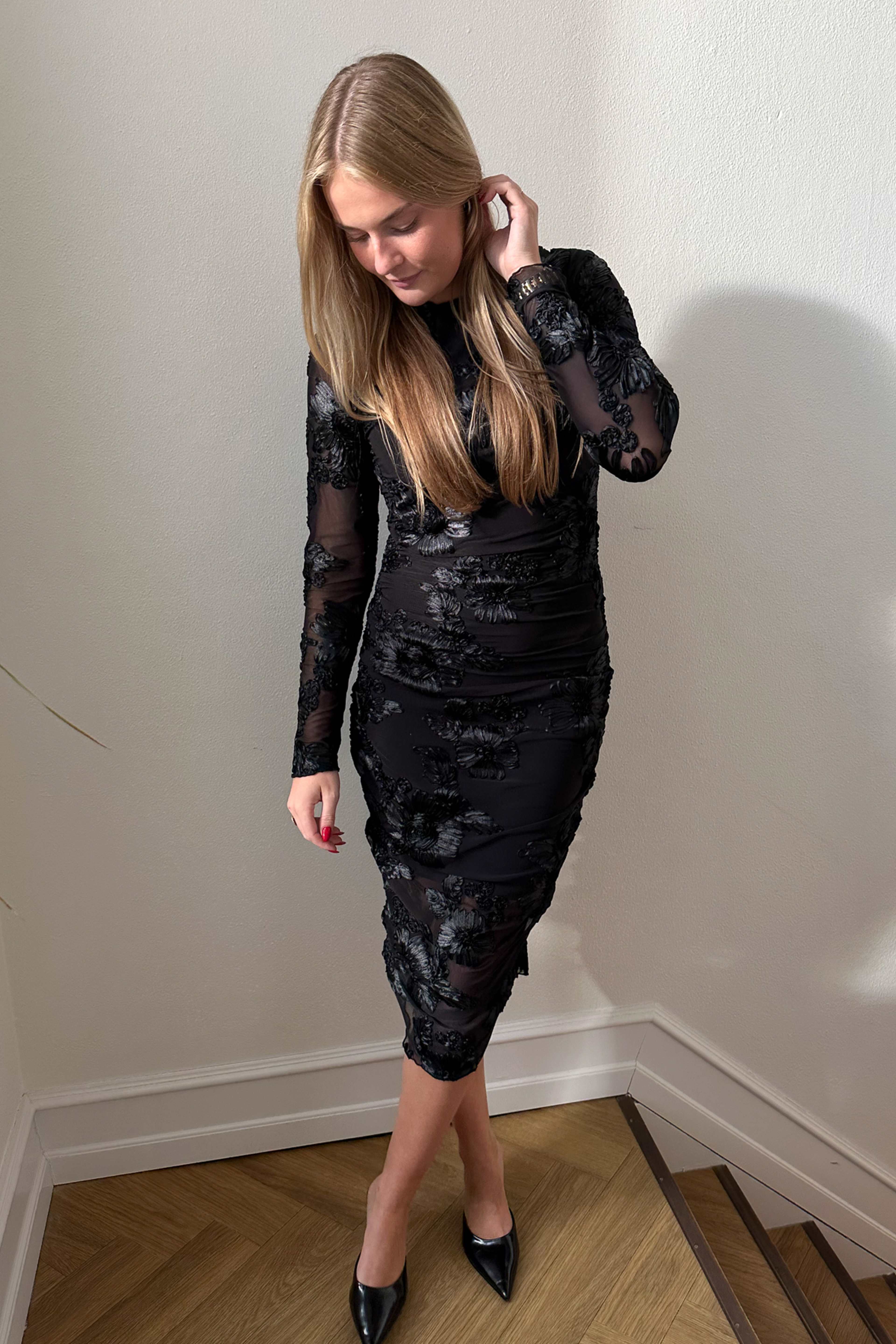 Lavinia L/s Dress - Black