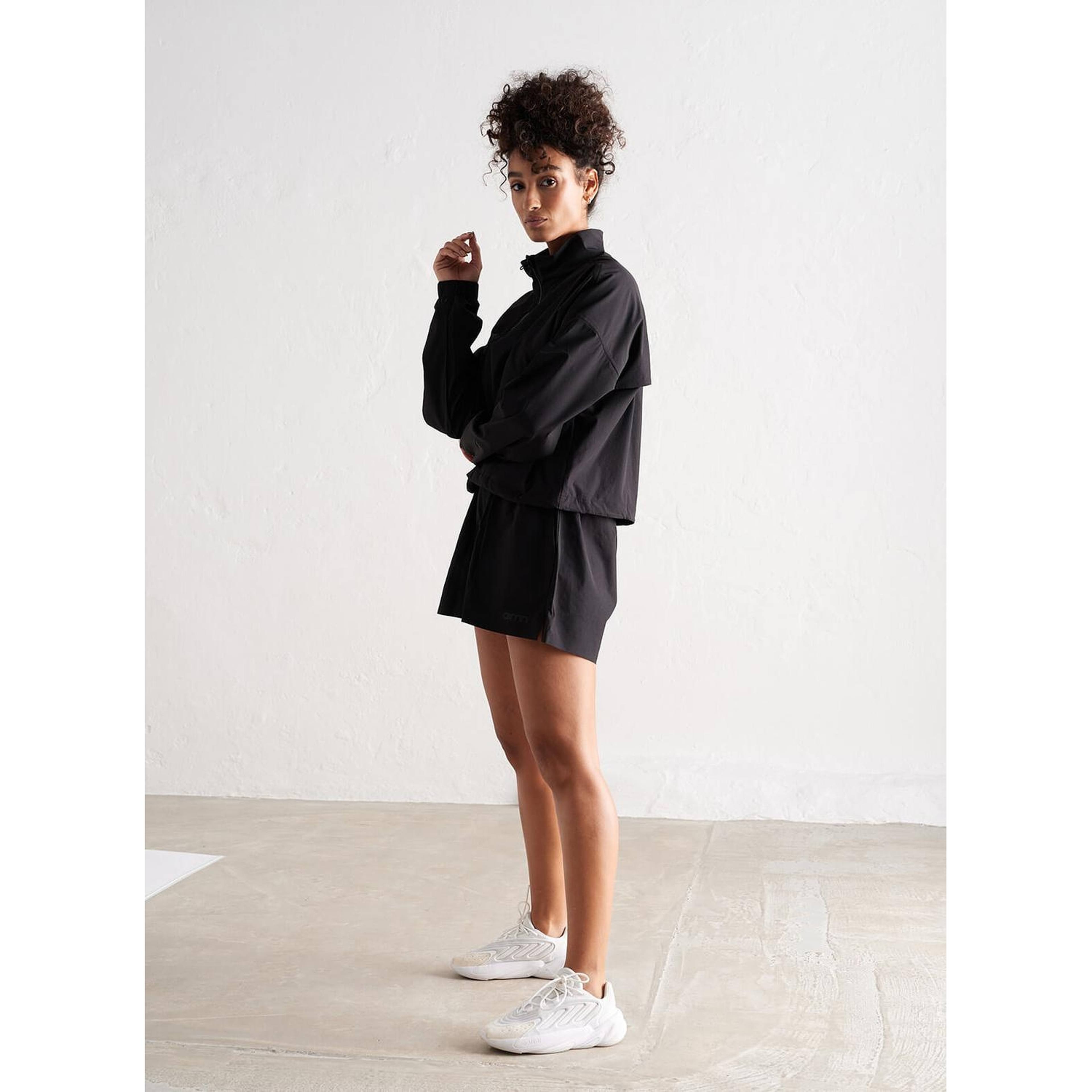 Black Windbreaker Jacket