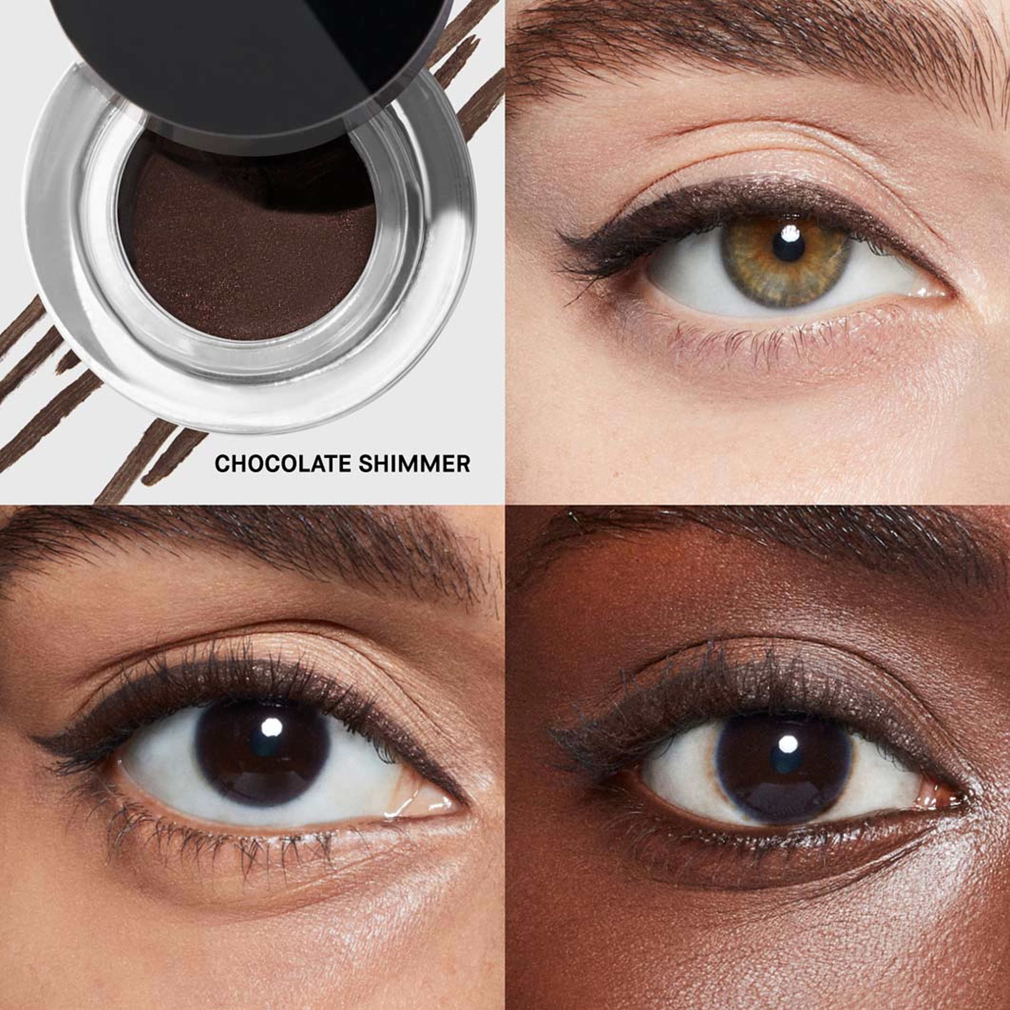 Long-Wear Gel Eyeliner, från Bobbi Brown, i färgen Chocolate Shimmer Ink. Klicka för att öppna bilden i stort format
