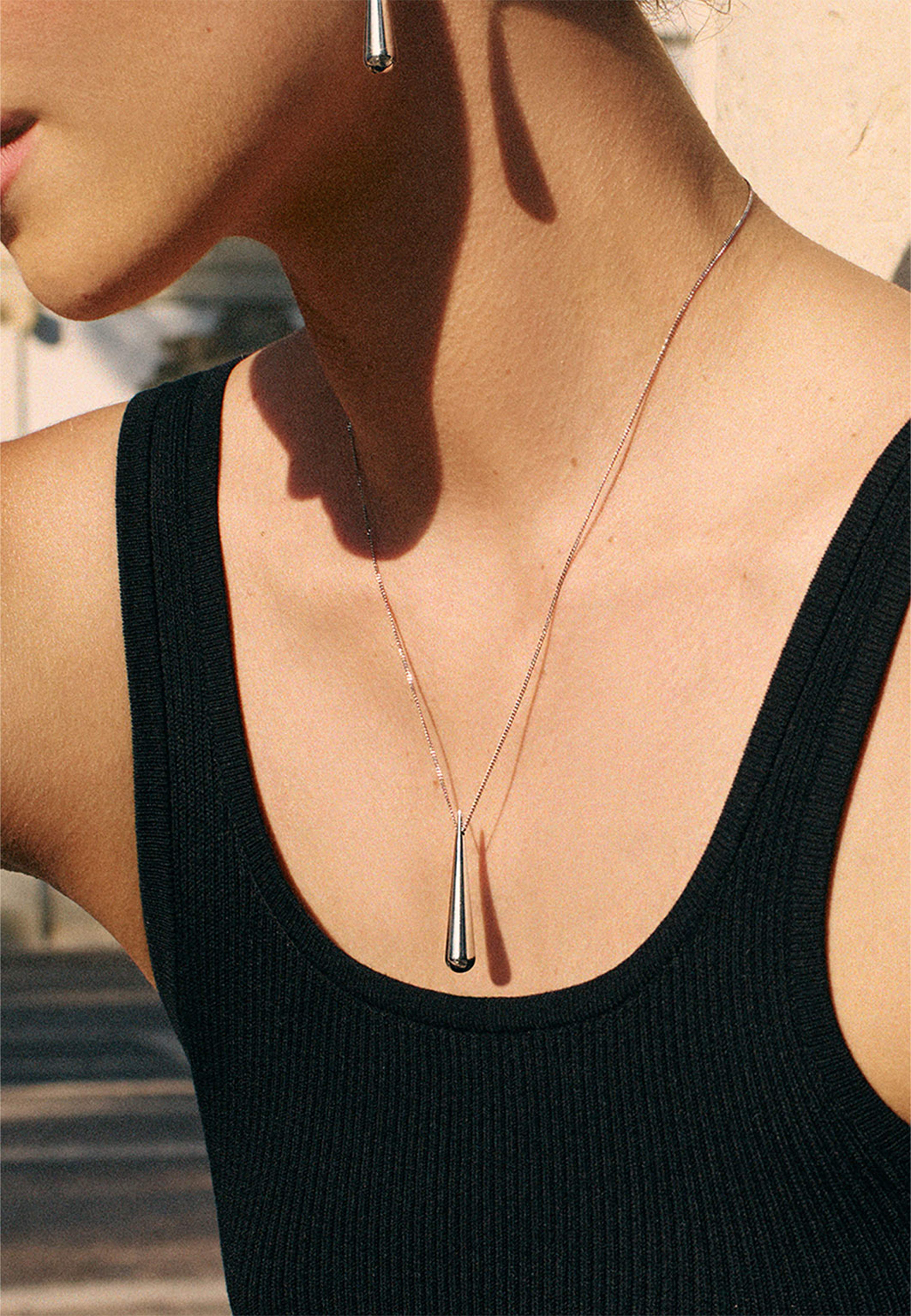 Drops Necklace Steel