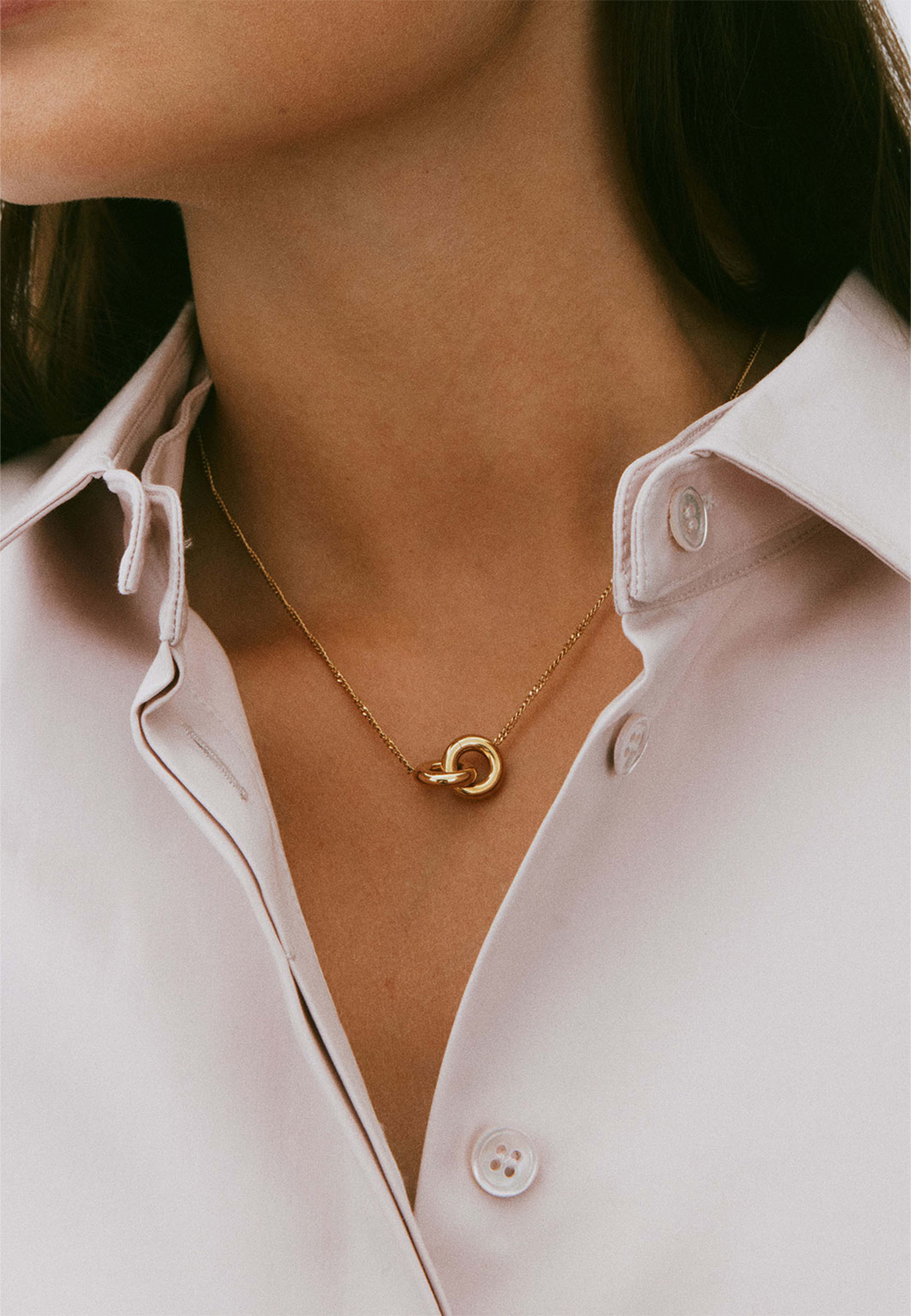 Chunky Eternal Necklace Gold