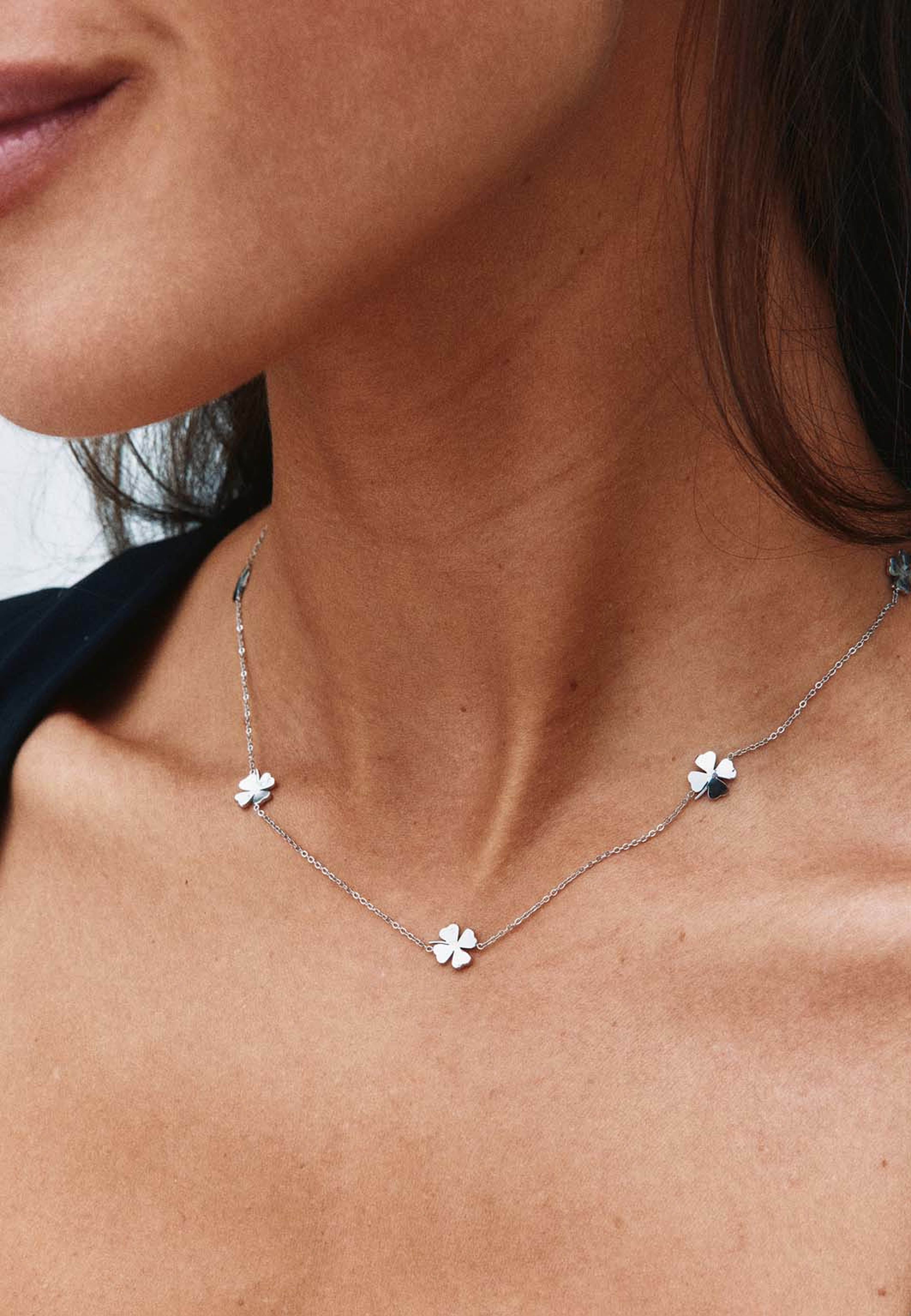 Lucky Mini Necklace Multi Steel, från Edblad, i färgen Steel. Klicka för att öppna bilden i stort format