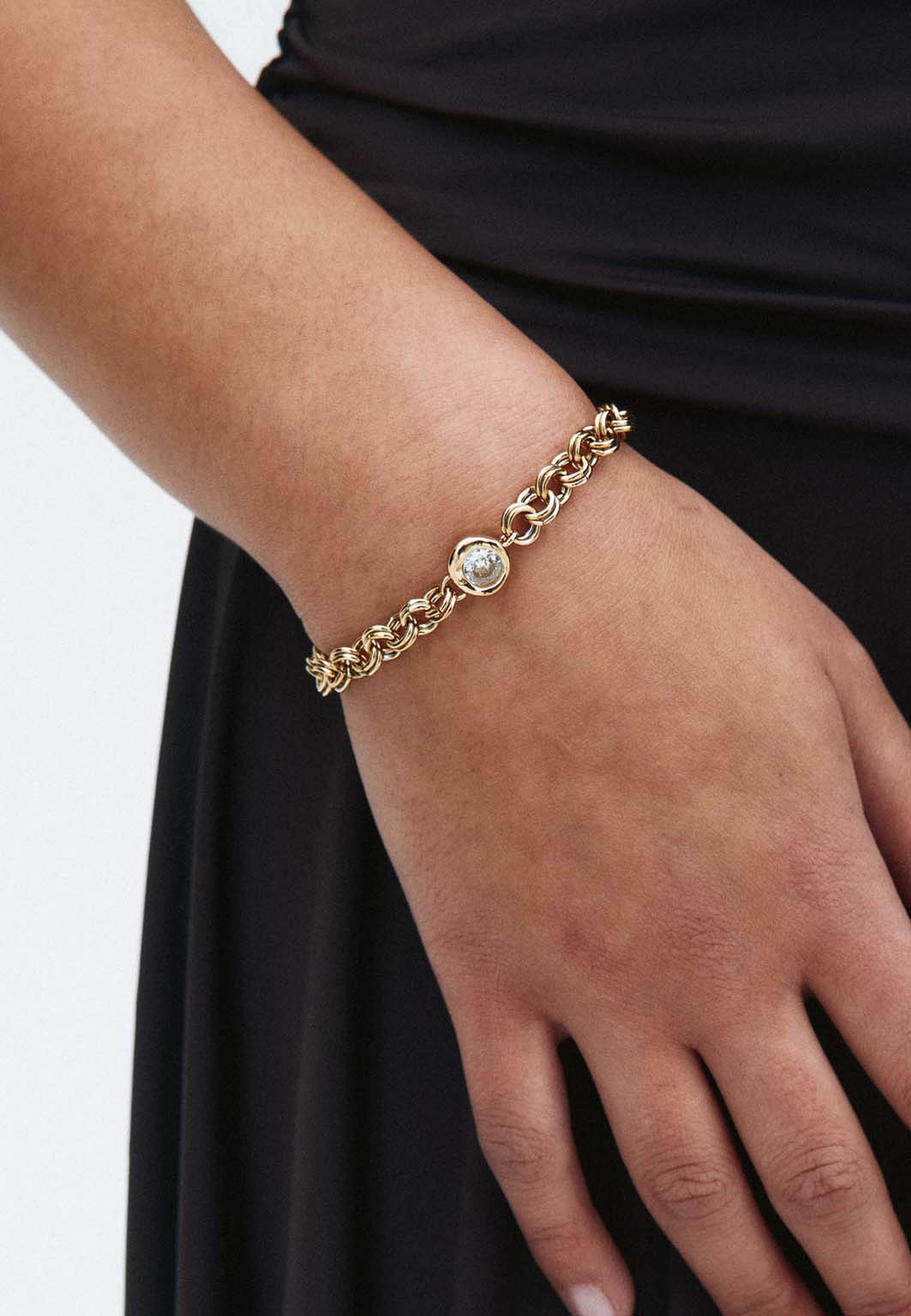 Ocean Gem Bracelet L Gold, från Edblad, i färgen Gold. Klicka för att öppna bilden i stort format