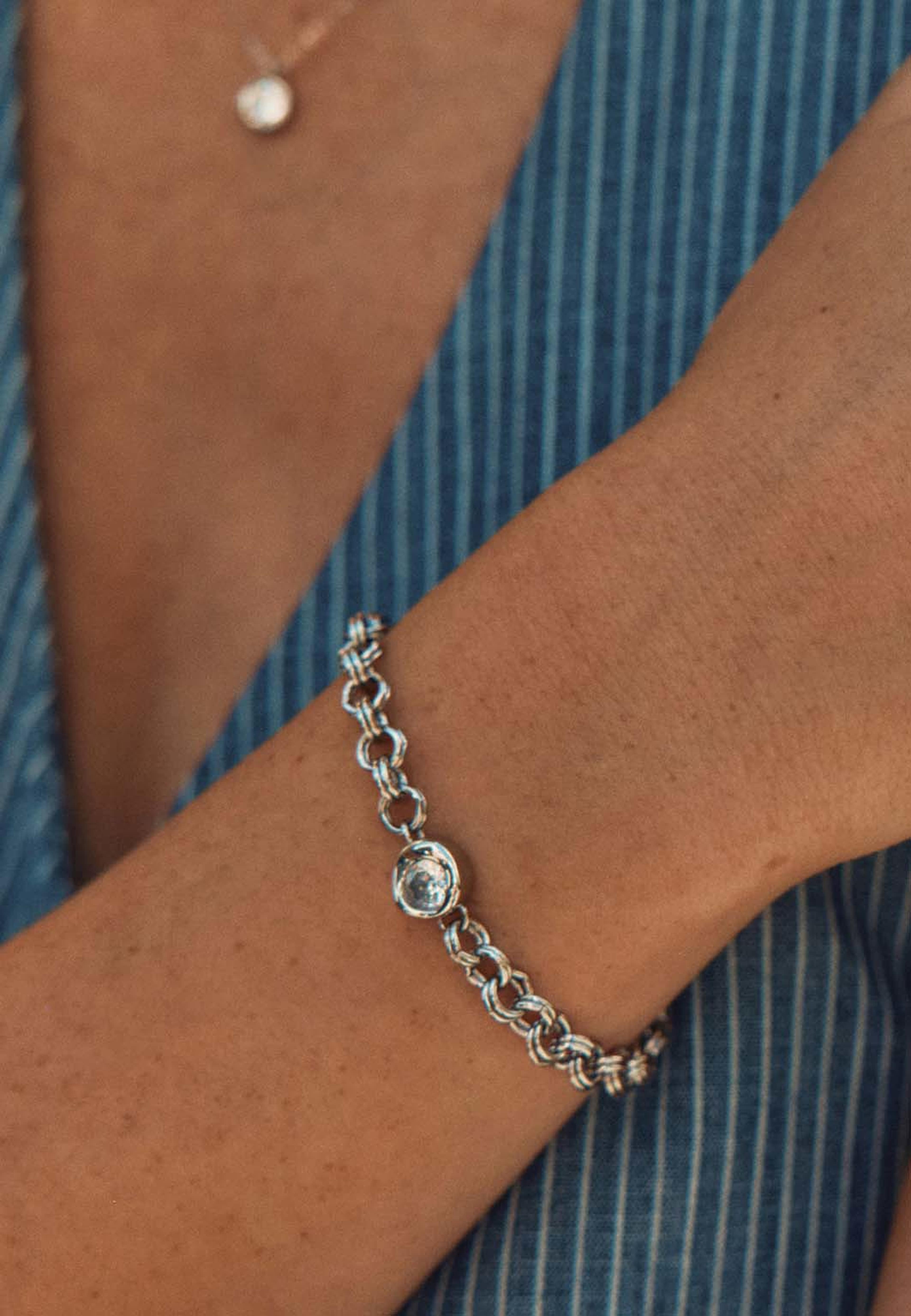Ocean Gem Bracelet L Steel, från Edblad, i färgen Steel. Klicka för att öppna bilden i stort format