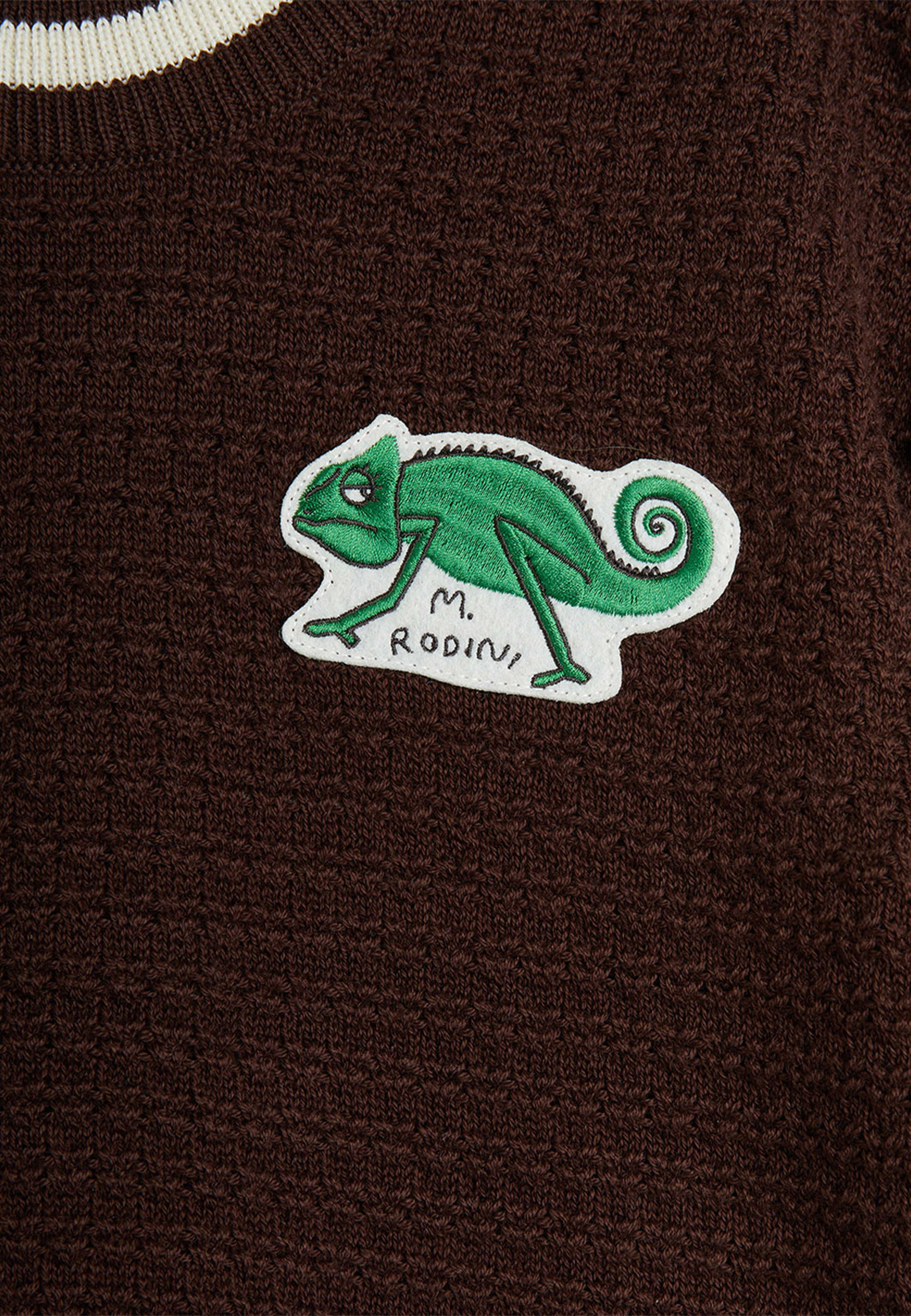 Lizard Crochet Knit T-Shirt