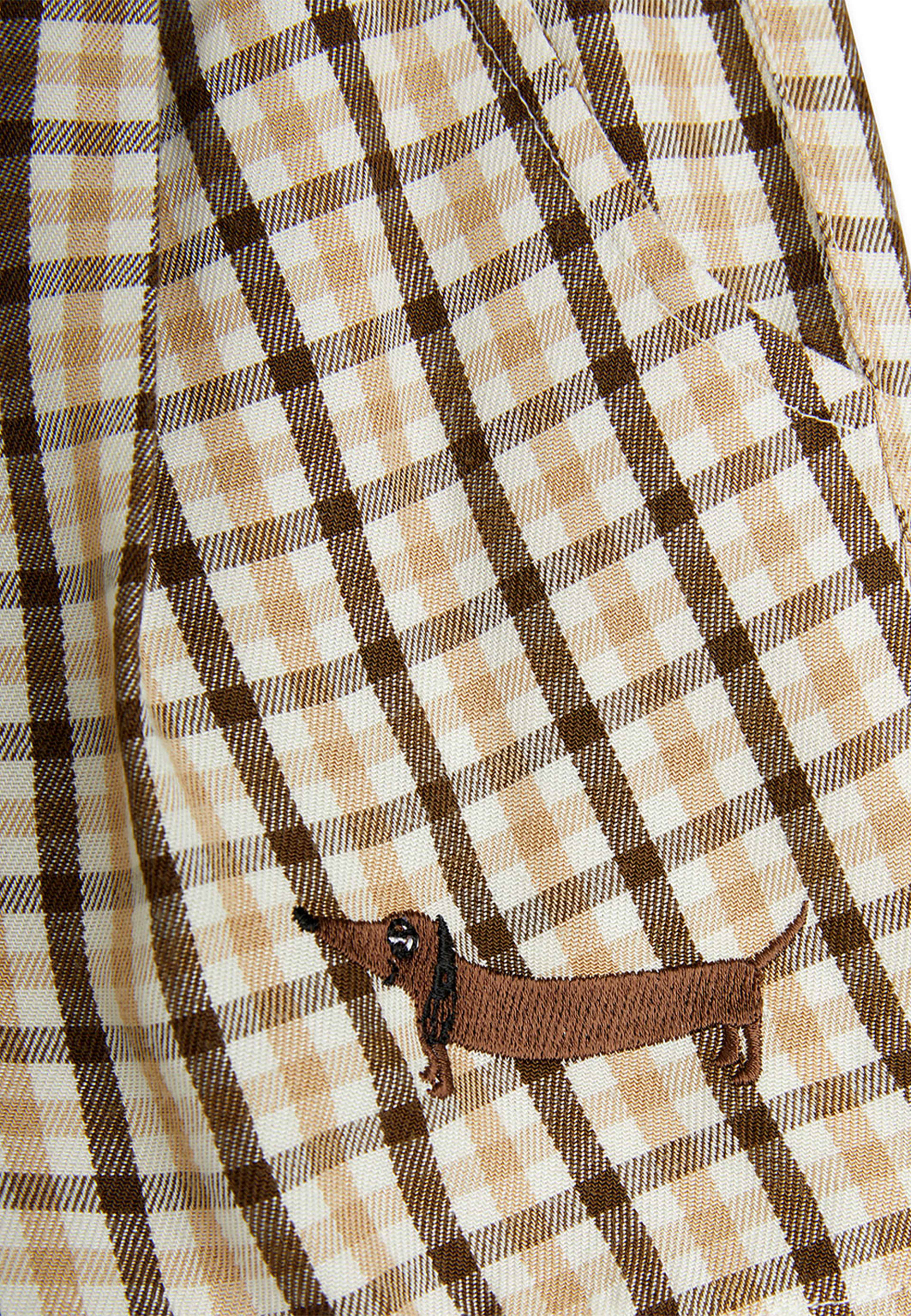 Gingham Woven Shorts