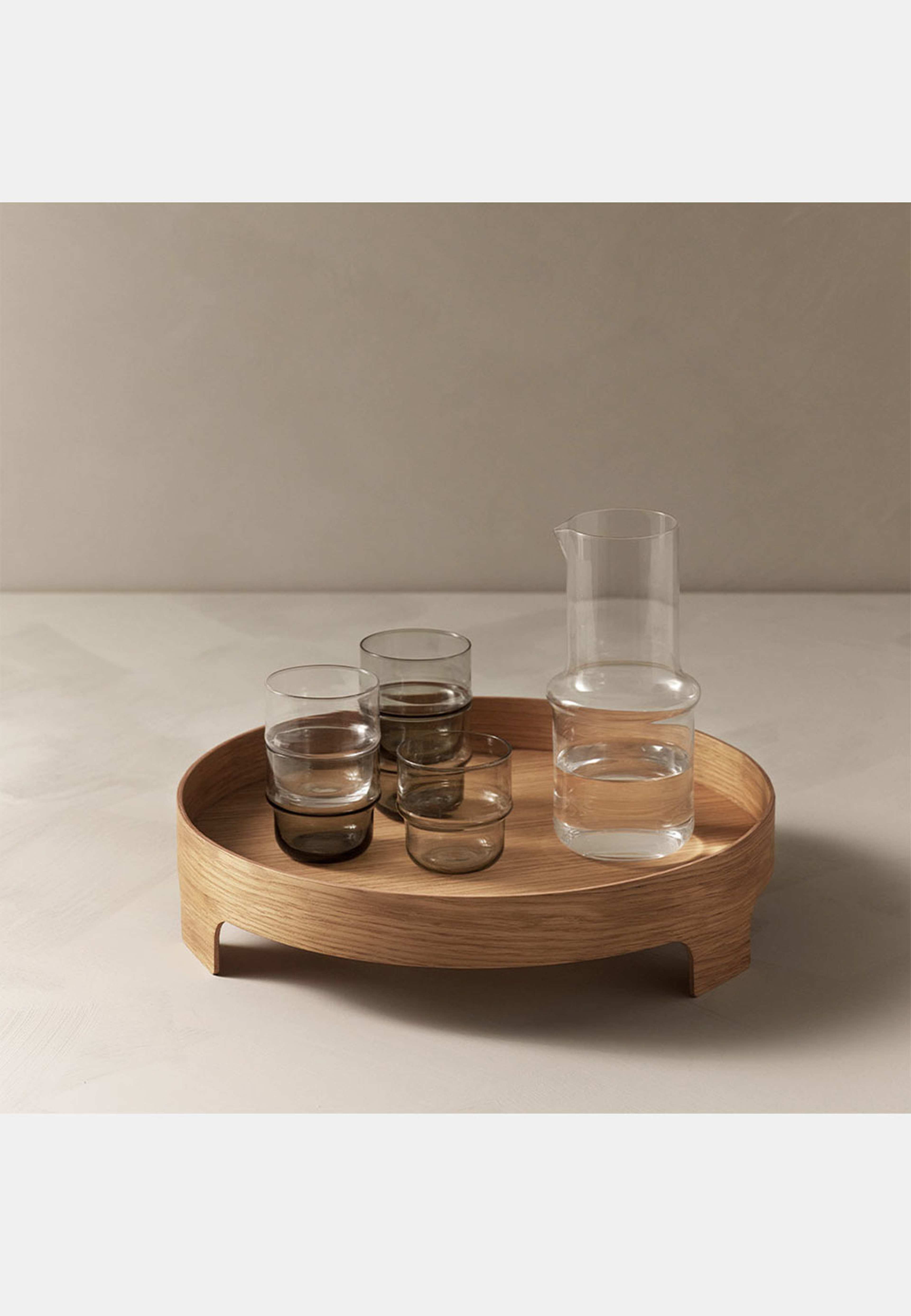 Glas Unda Ø8 cm 2-pack, från Design House Stockholm, i färgen Clear. Klicka för att öppna bilden i stort format