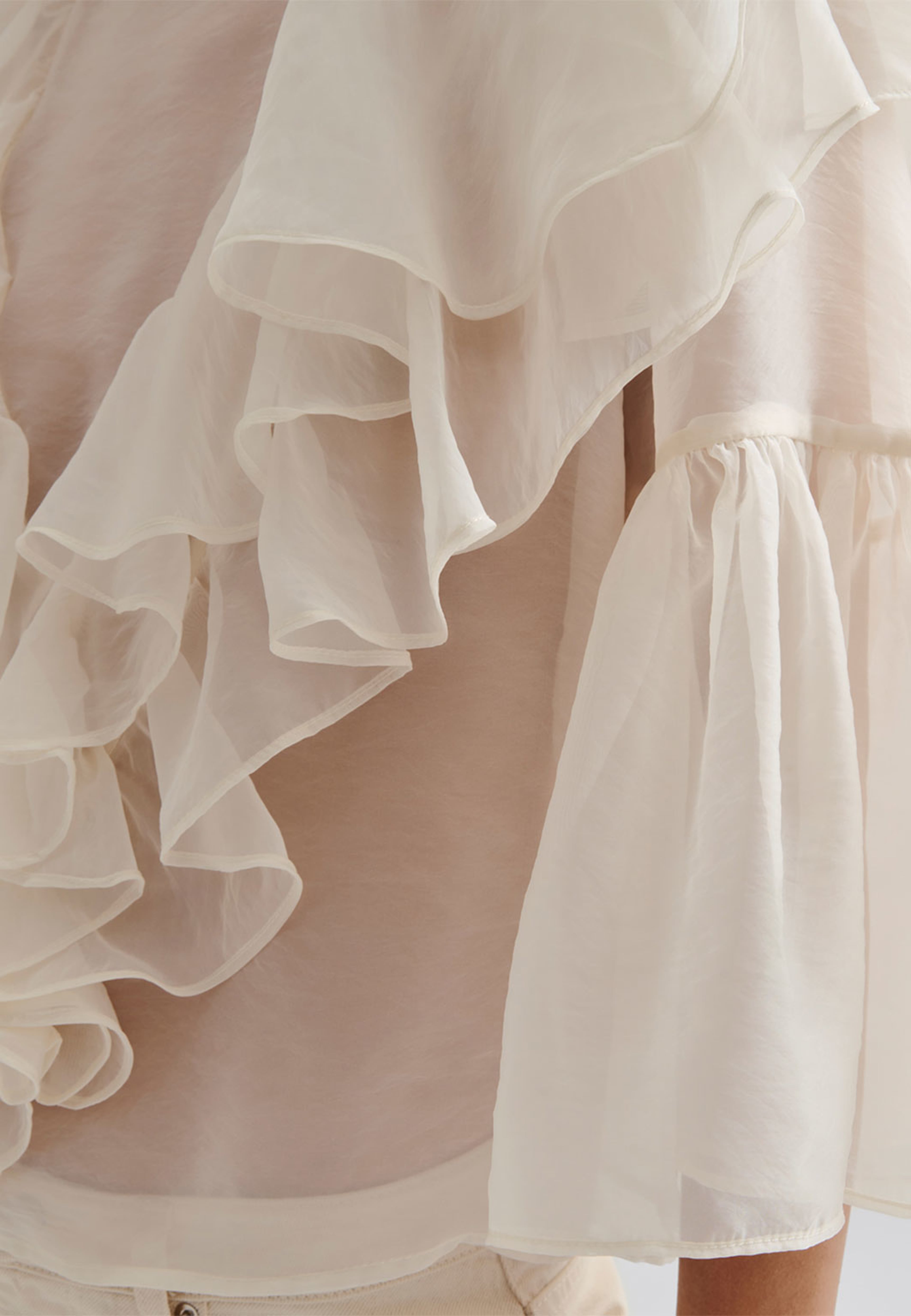 Volangblus i Organza