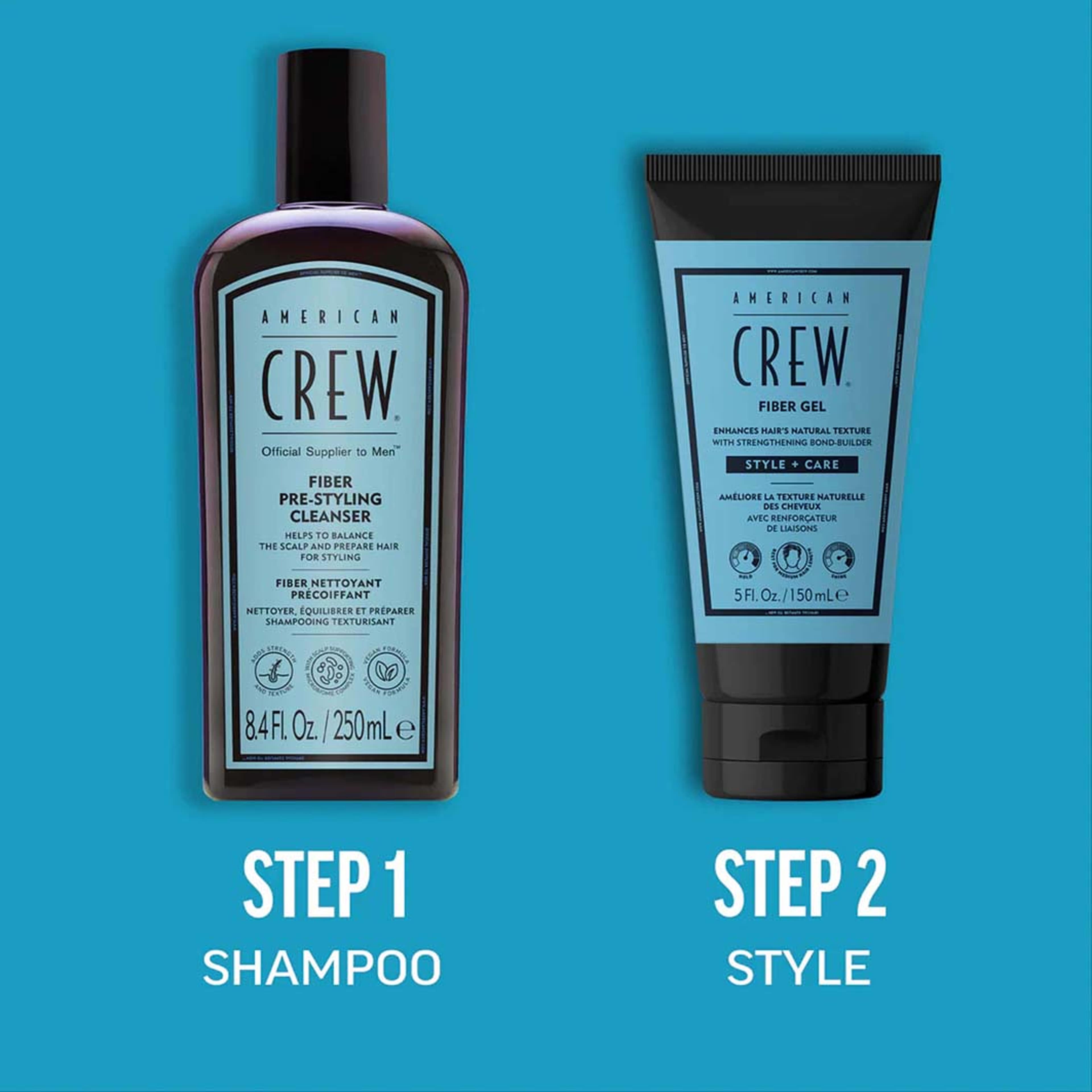 Fiber Gel, från American Crew. Klicka för att öppna bilden i stort format