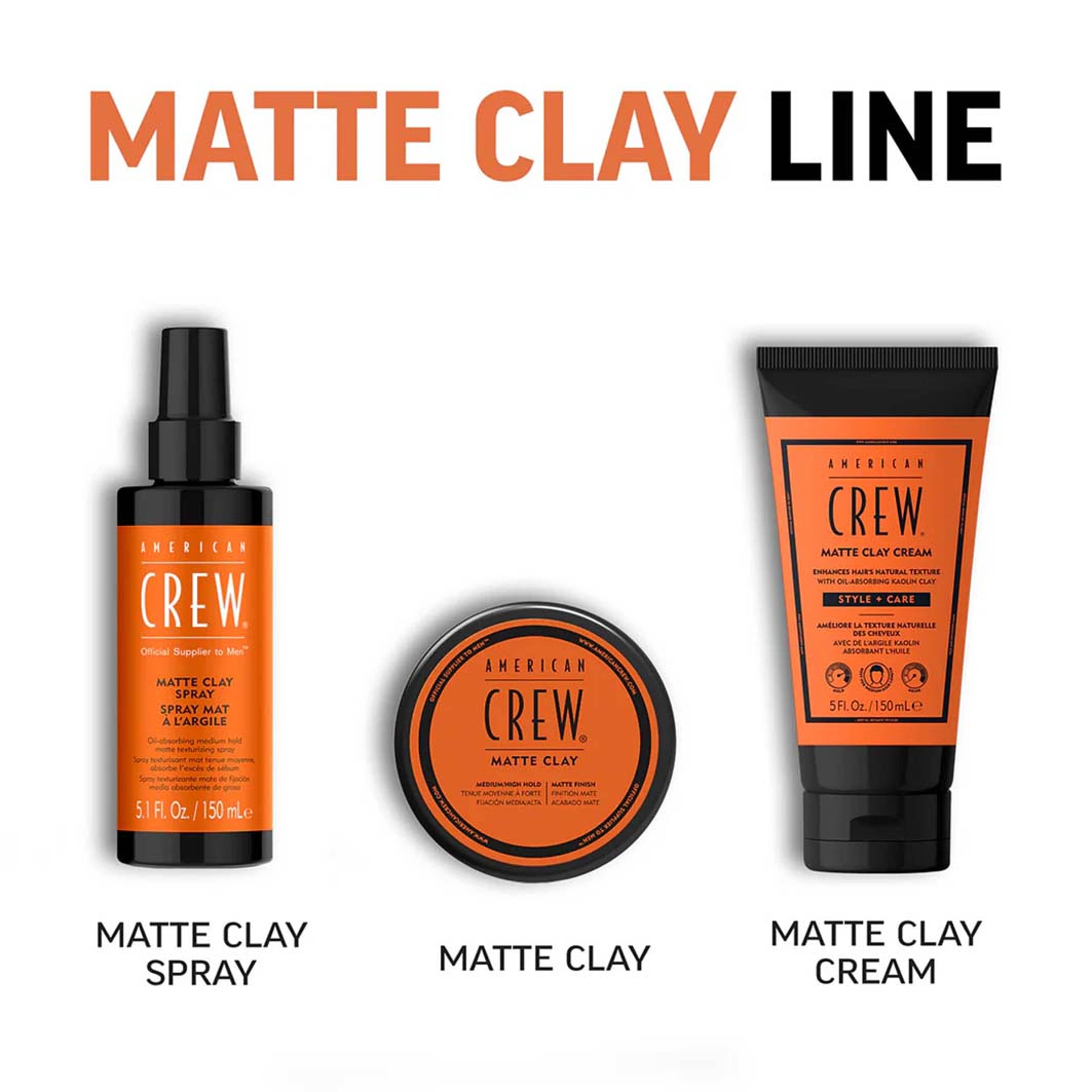 Matte Clay Creme, från American Crew. Klicka för att öppna bilden i stort format