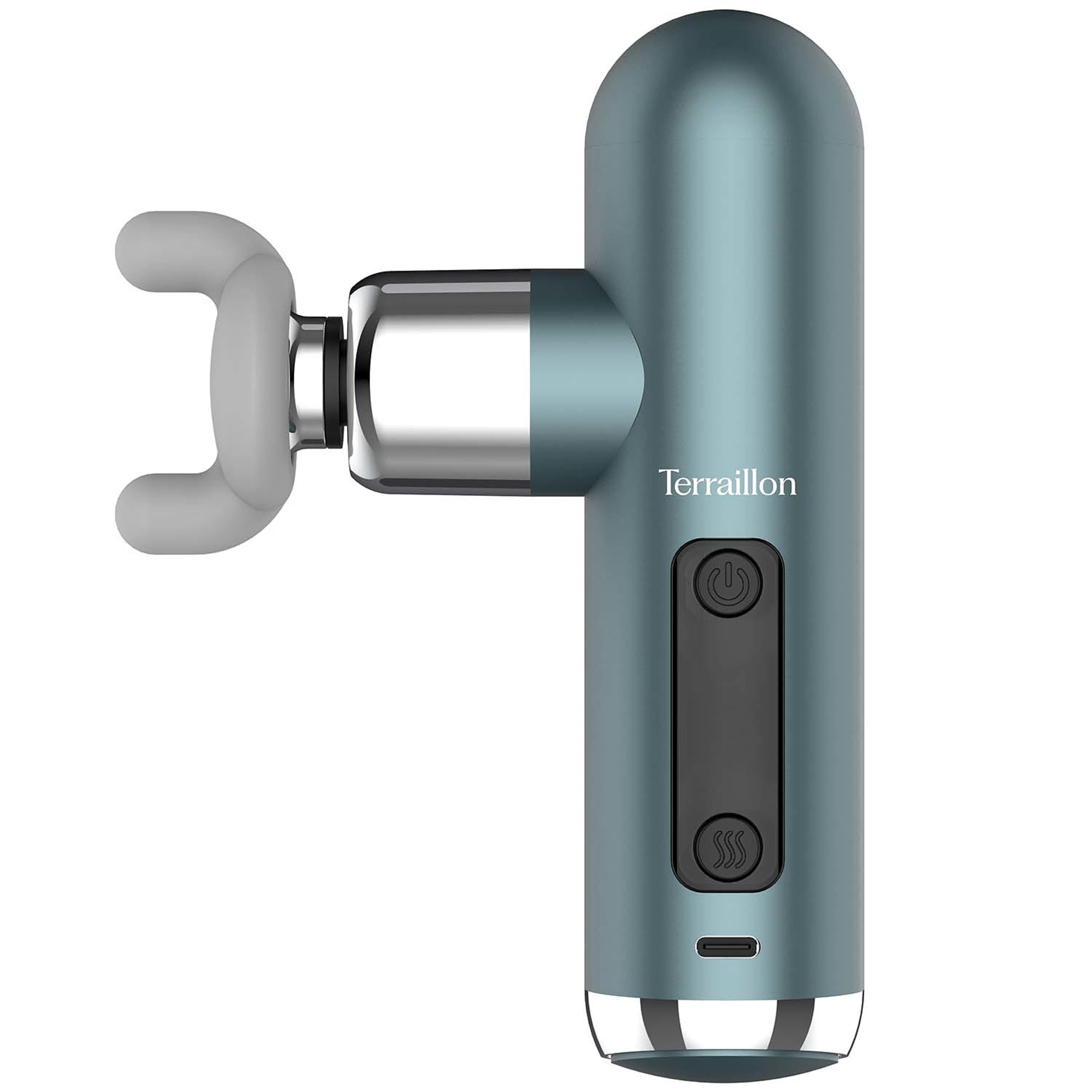 Massagepistol Mini Massager, från Terraillon, i färgen blå. Klicka för att öppna bilden i stort format
