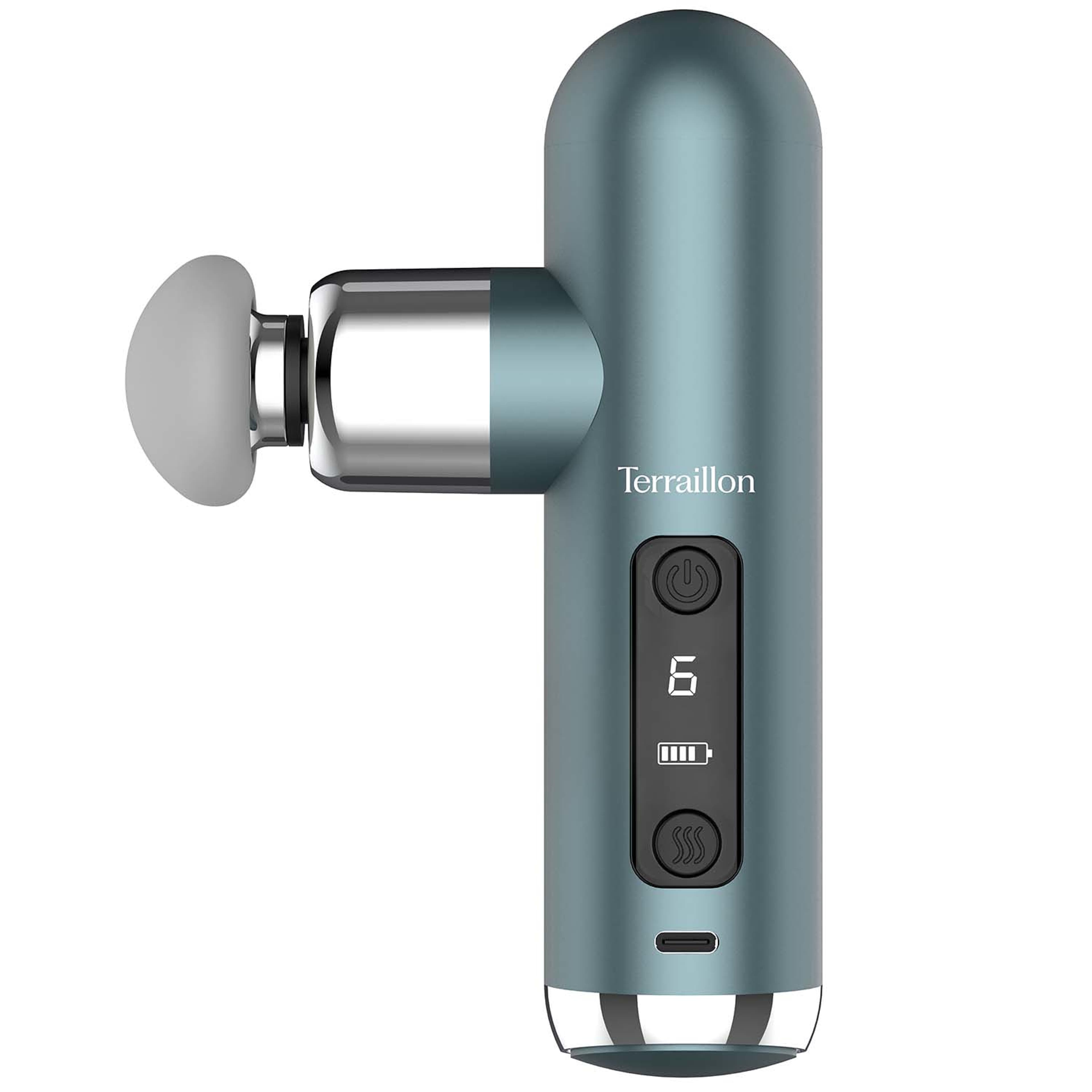 Massagepistol Mini Massager, från Terraillon, i färgen blå. Klicka för att öppna bilden i stort format