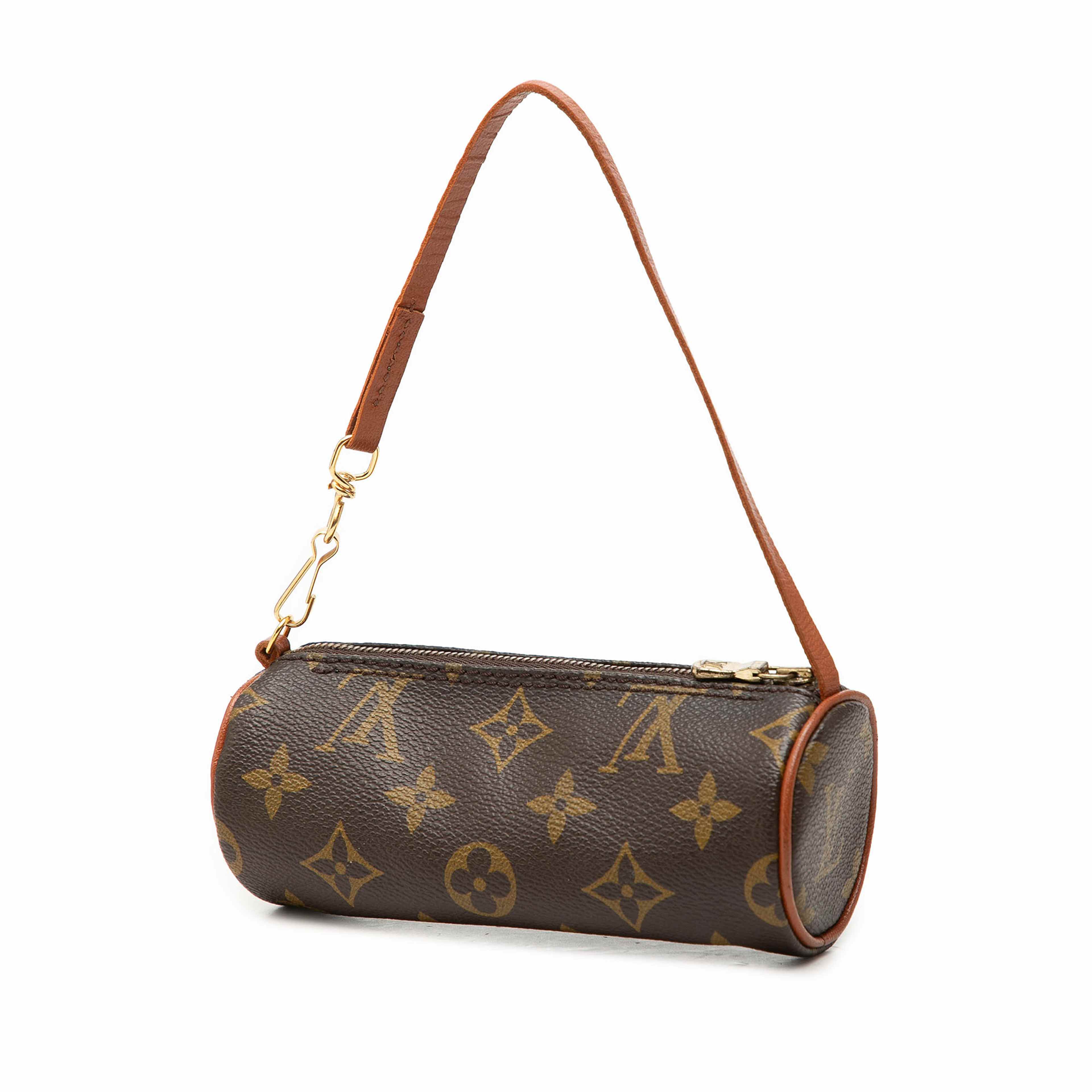 Louis Vuitton Monogram Papillon Pochette, från Luxclusif, i färgen brun. Klicka för att öppna bilden i stort format