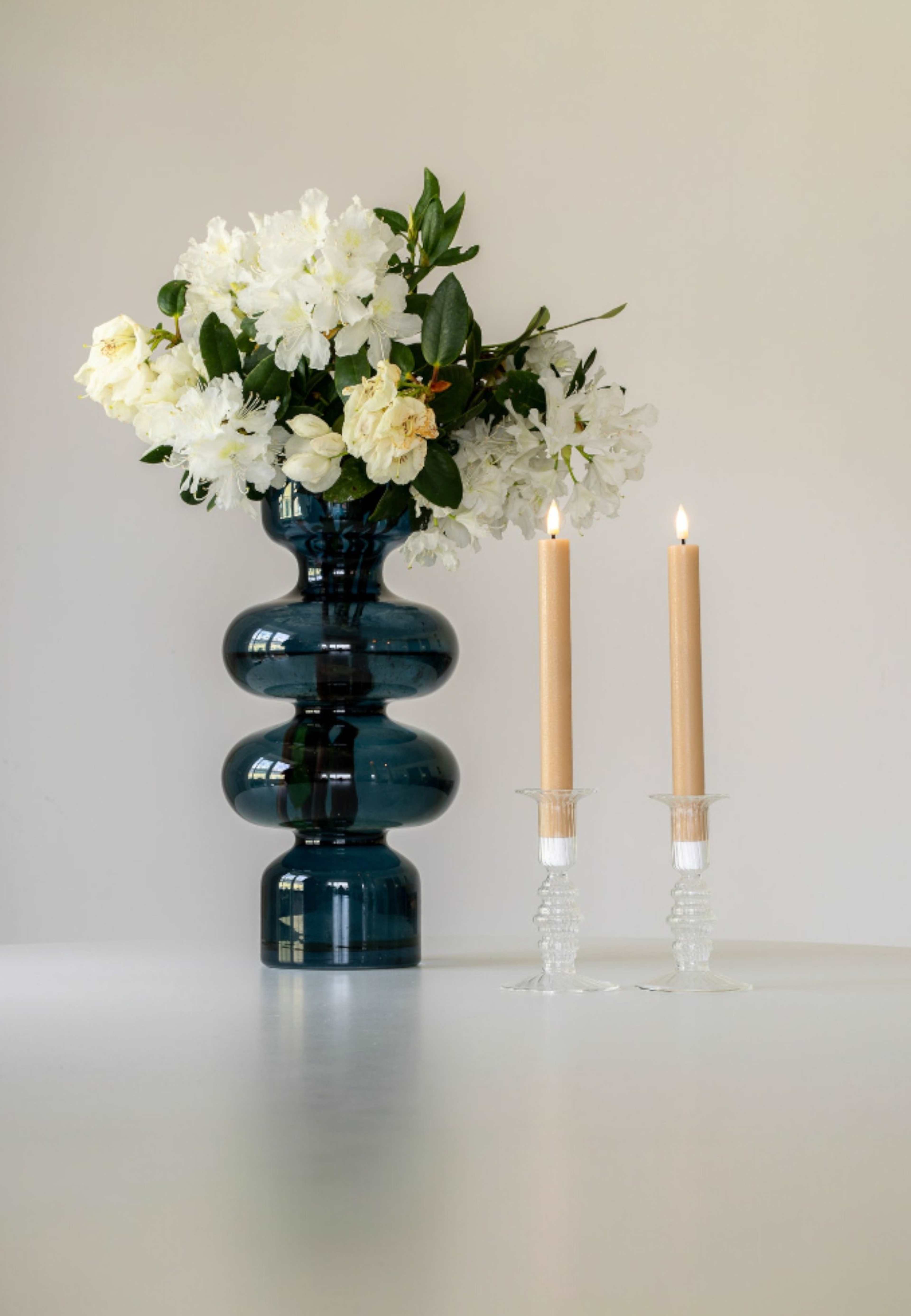 Luna Led-konljus 2 St, från Led Nordic, i färgen Beige. Klicka för att öppna bilden i stort format