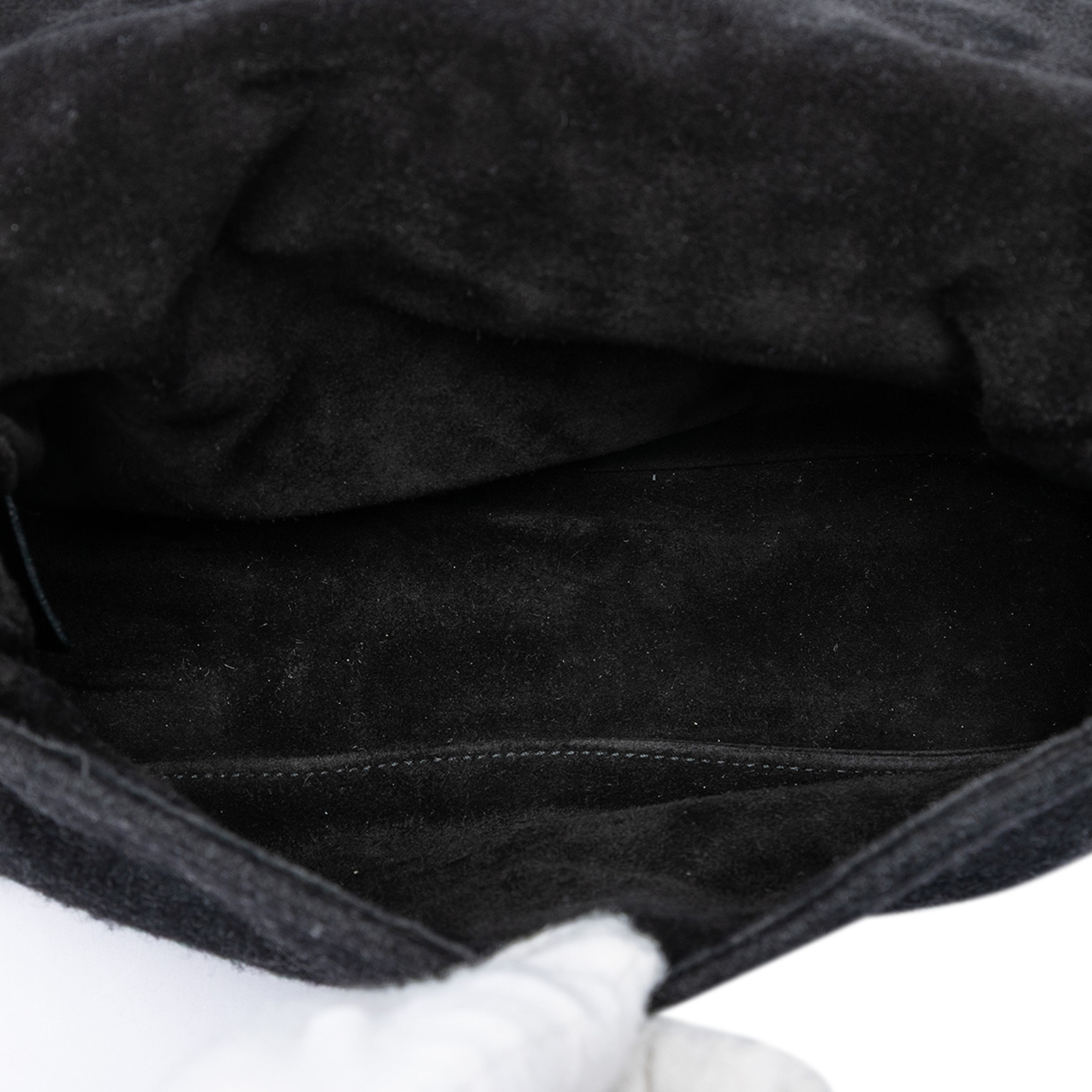 Prada Wool Sports Line Shoulder Bag, från Luxclusif, i färgen black. Klicka för att öppna bilden i stort format