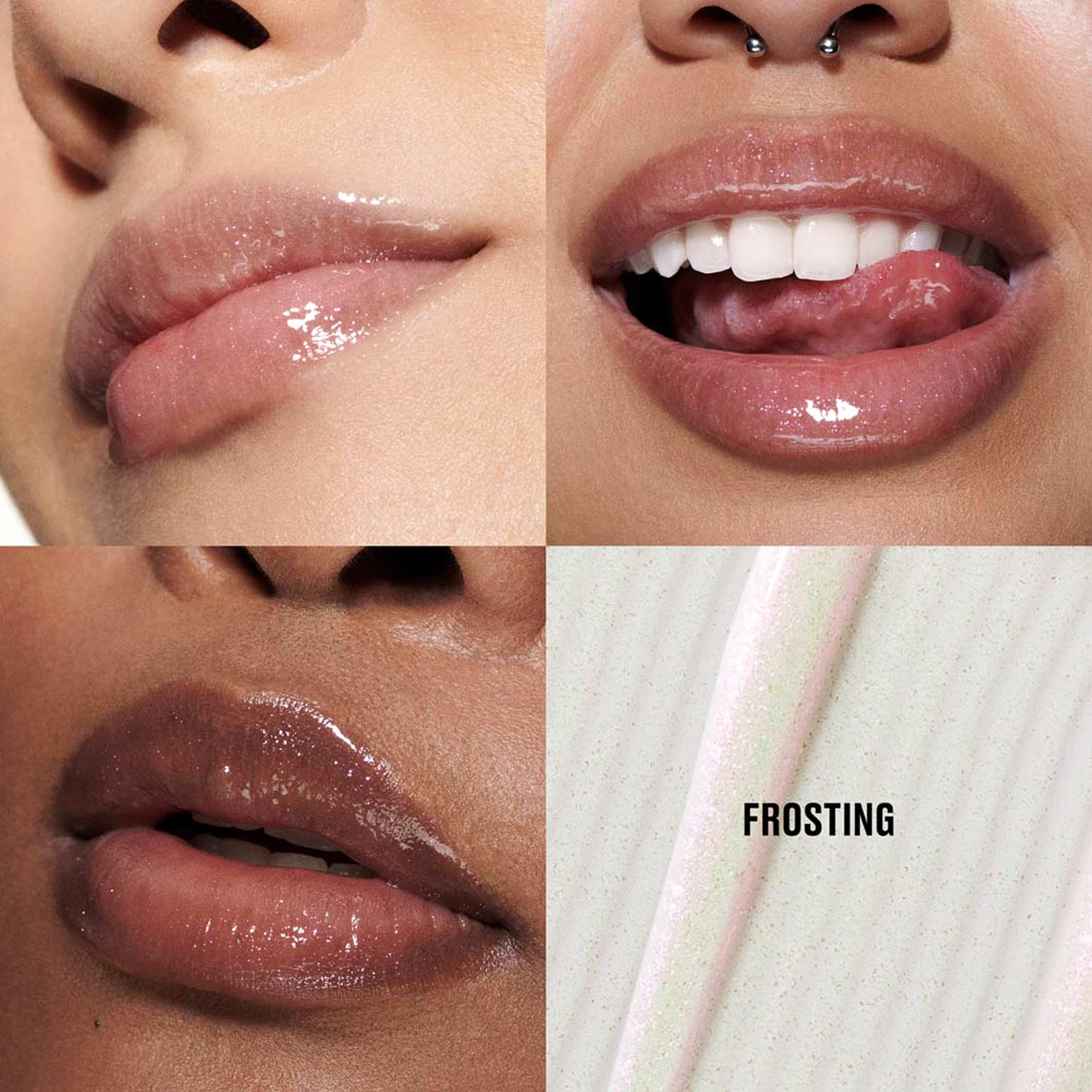 Lipglass Air Mini Non-Sticky Gloss, från MAC Cosmetics, i färgen Frosting-wn. Klicka för att öppna bilden i stort format