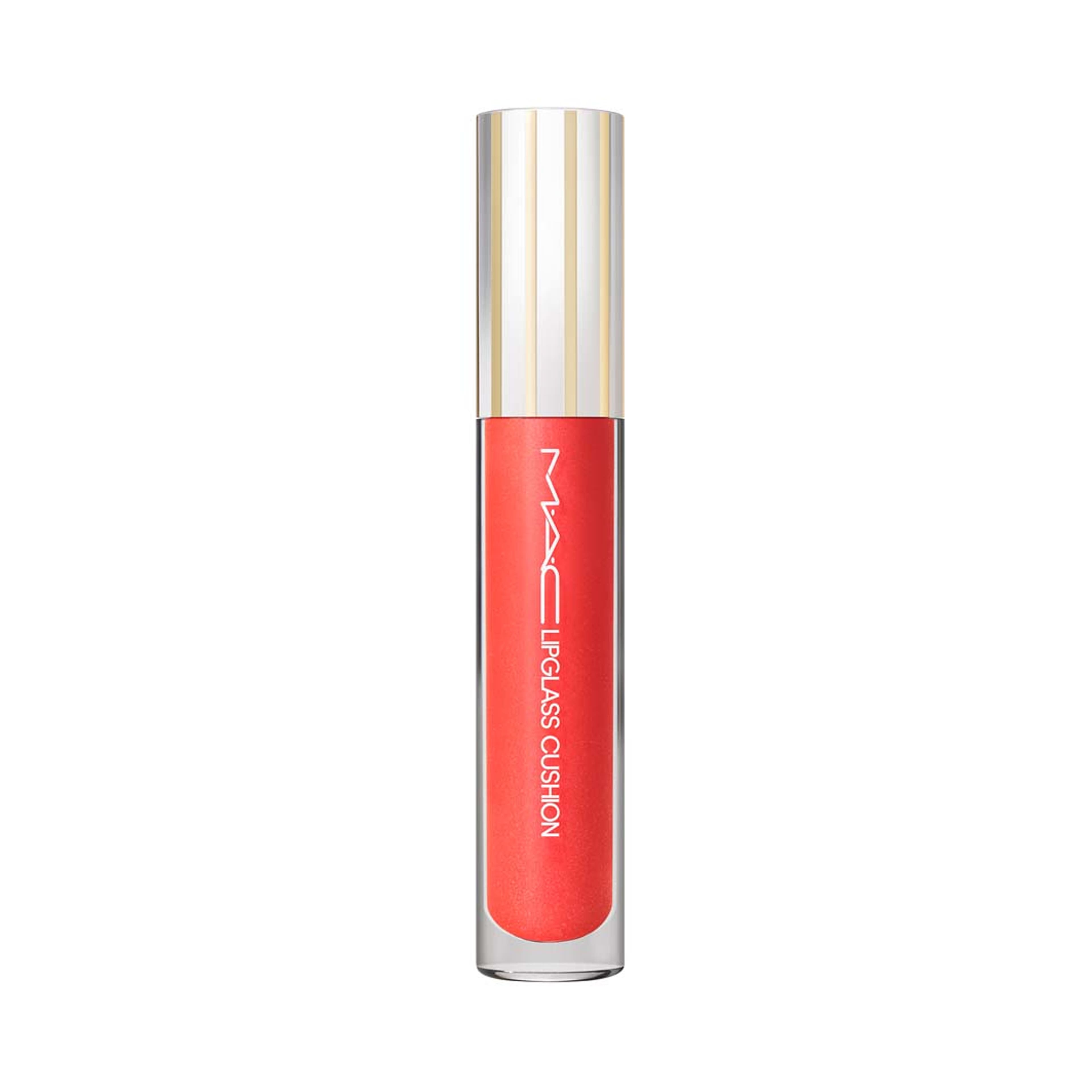 Lipglass Cushion High-Pigment Lip Oil, från MAC Cosmetics, i färgen Slippery. Klicka för att öppna bilden i stort format