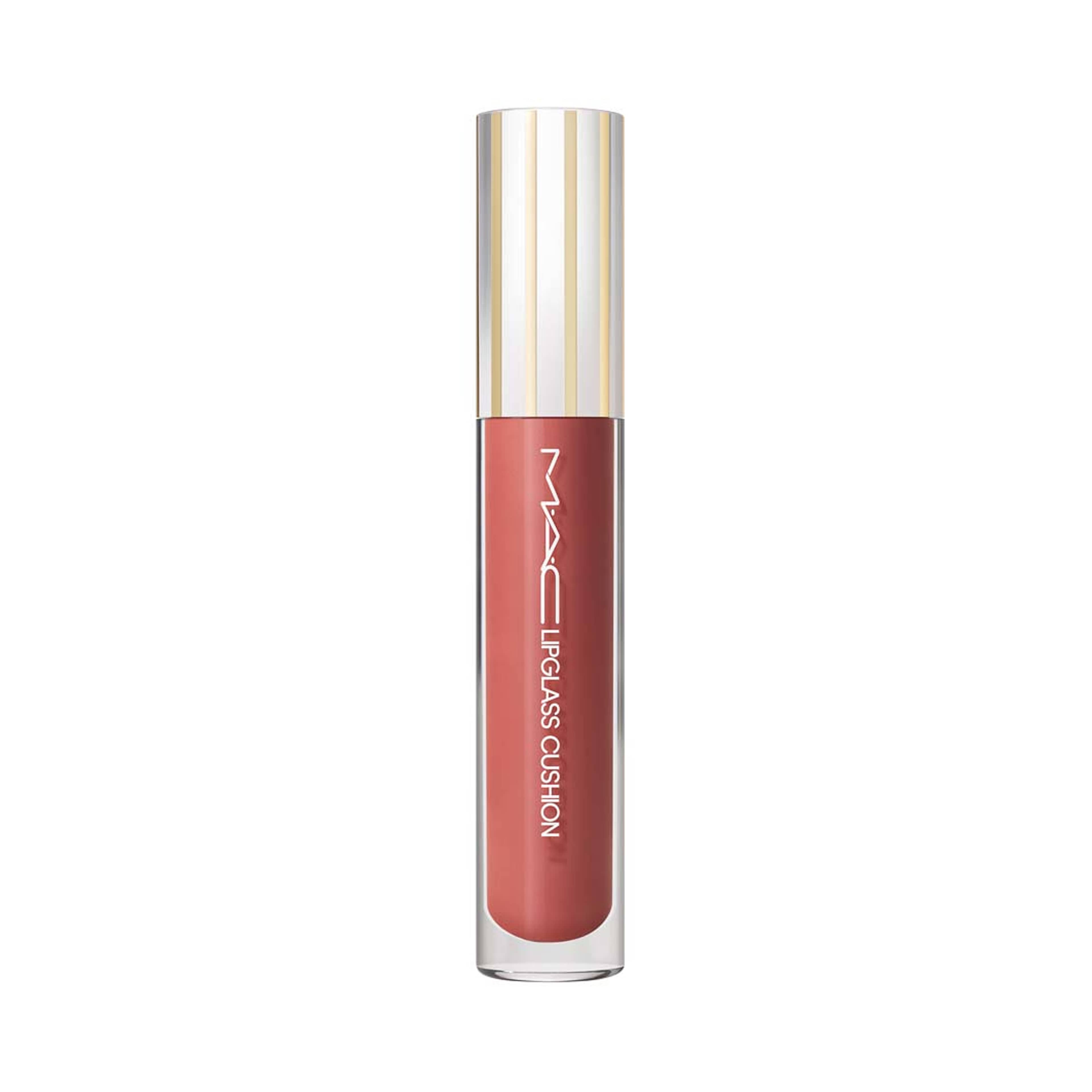 Lipglass Cushion High-Pigment Lip Oil, från MAC Cosmetics, i färgen Mauvement. Klicka för att öppna bilden i stort format