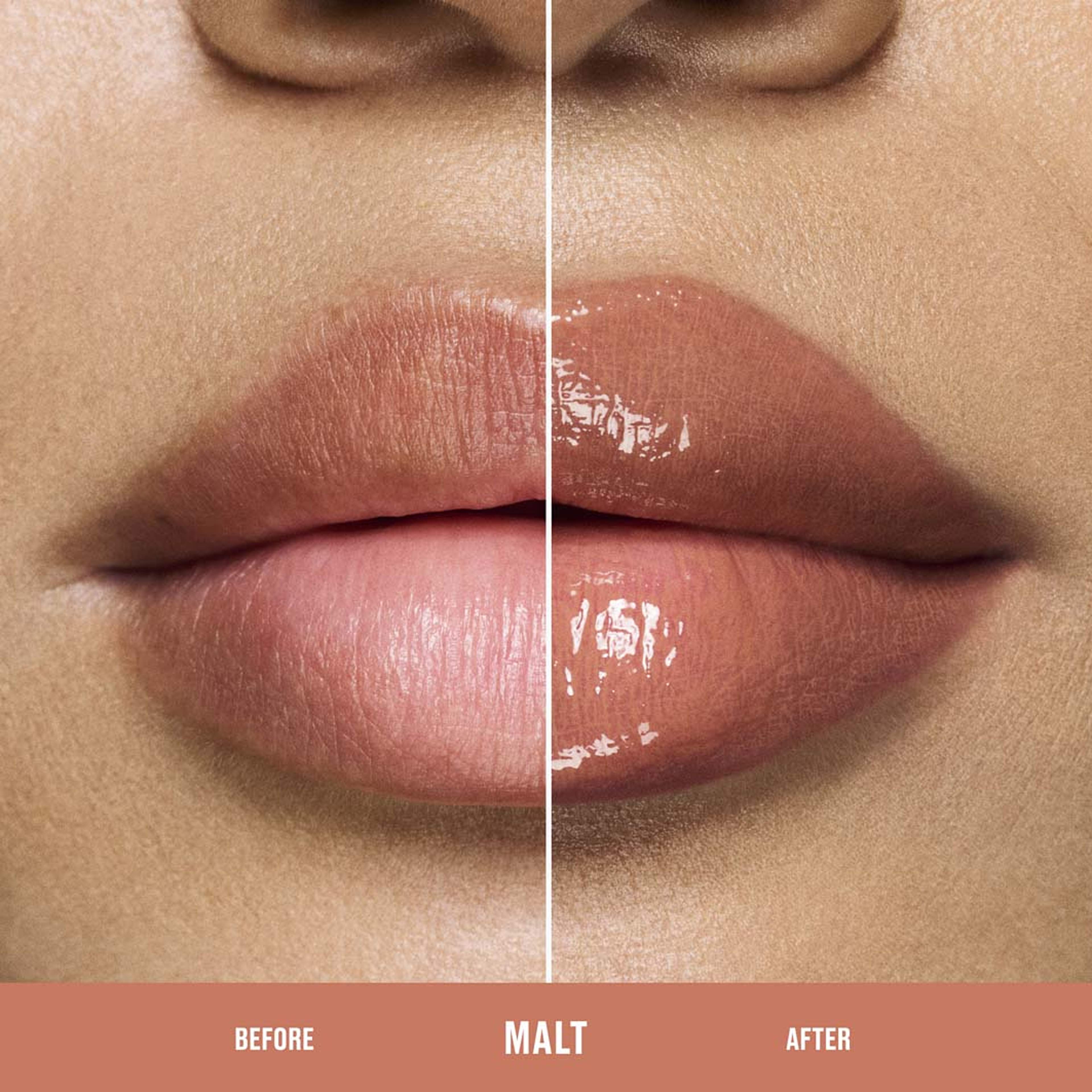 Lipglass Cushion High-Pigment Lip Oil, från MAC Cosmetics, i färgen Malt. Klicka för att öppna bilden i stort format