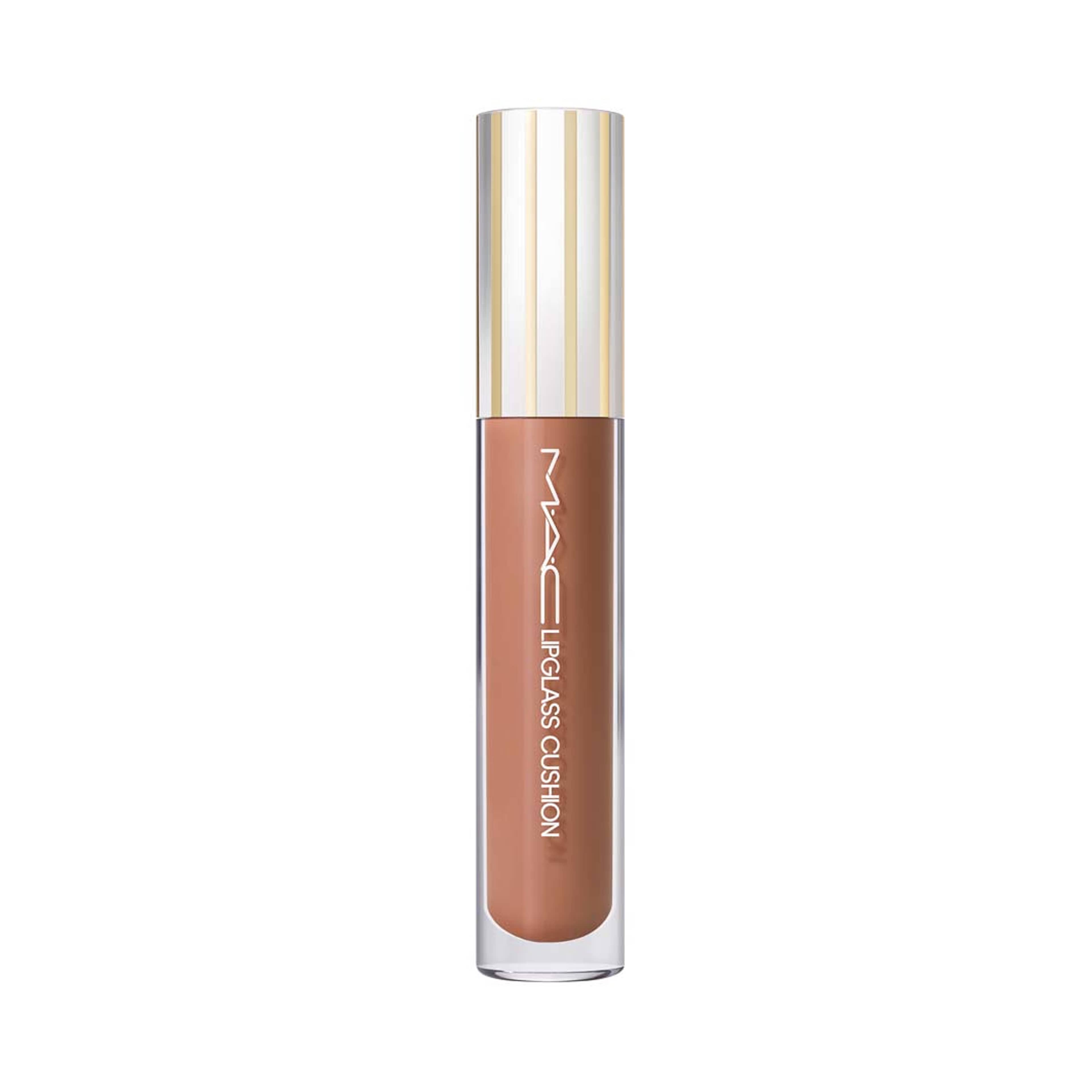 Lipglass Cushion High-Pigment Lip Oil, från MAC Cosmetics, i färgen Malt. Klicka för att öppna bilden i stort format
