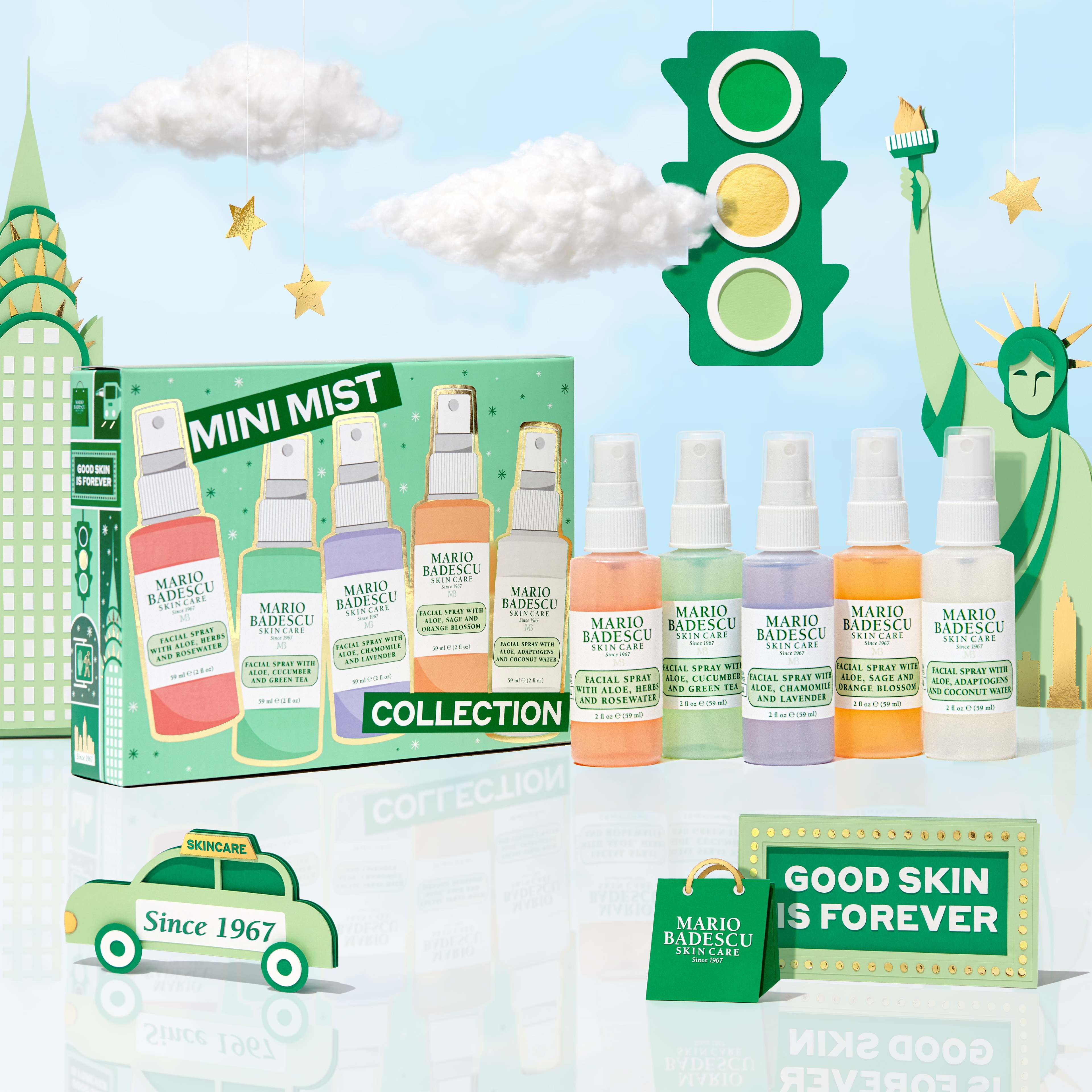 Mini Mist Collection, från Mario Badescu. Klicka för att öppna bilden i stort format
