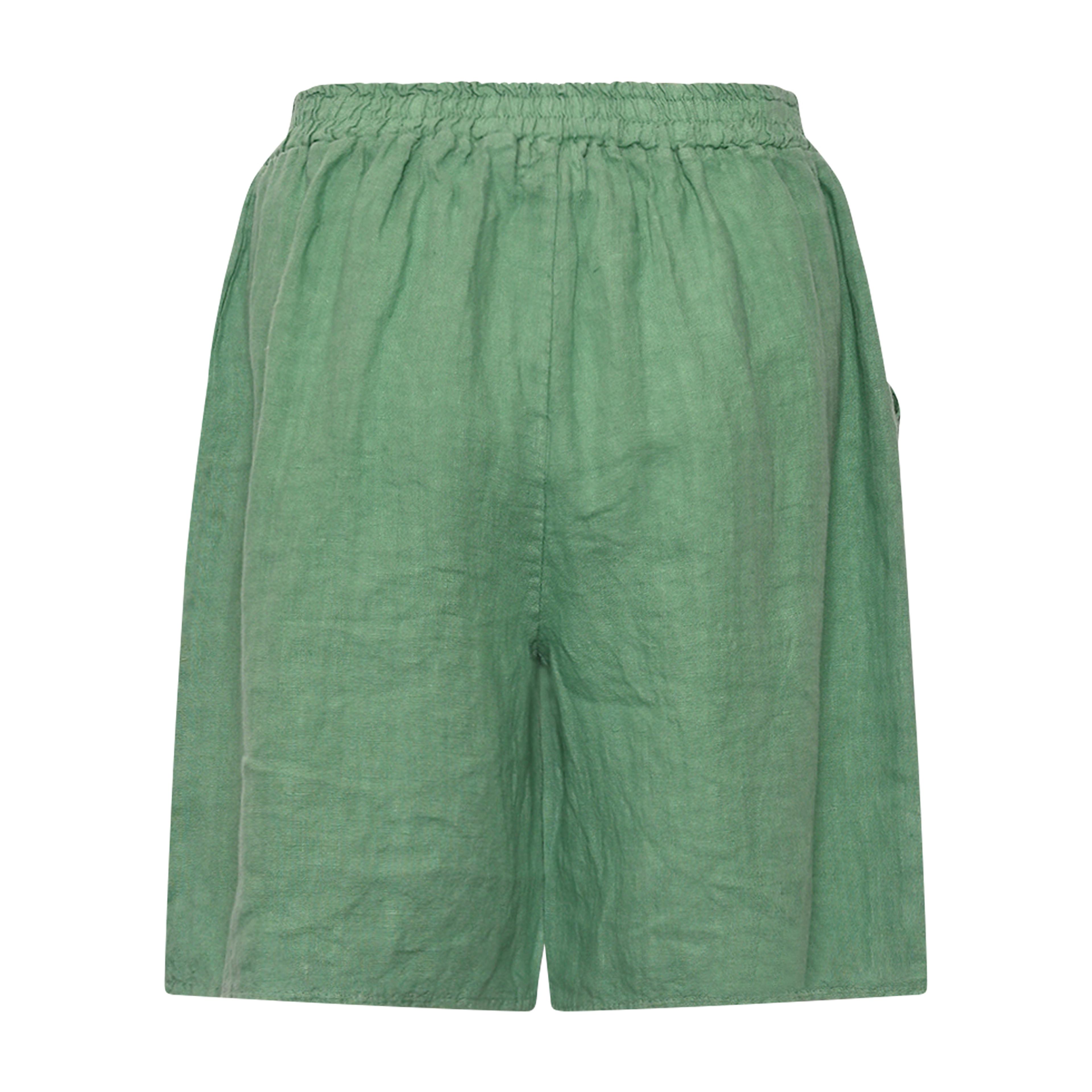 Tracy, Shorts, Linen - Dusty Mint