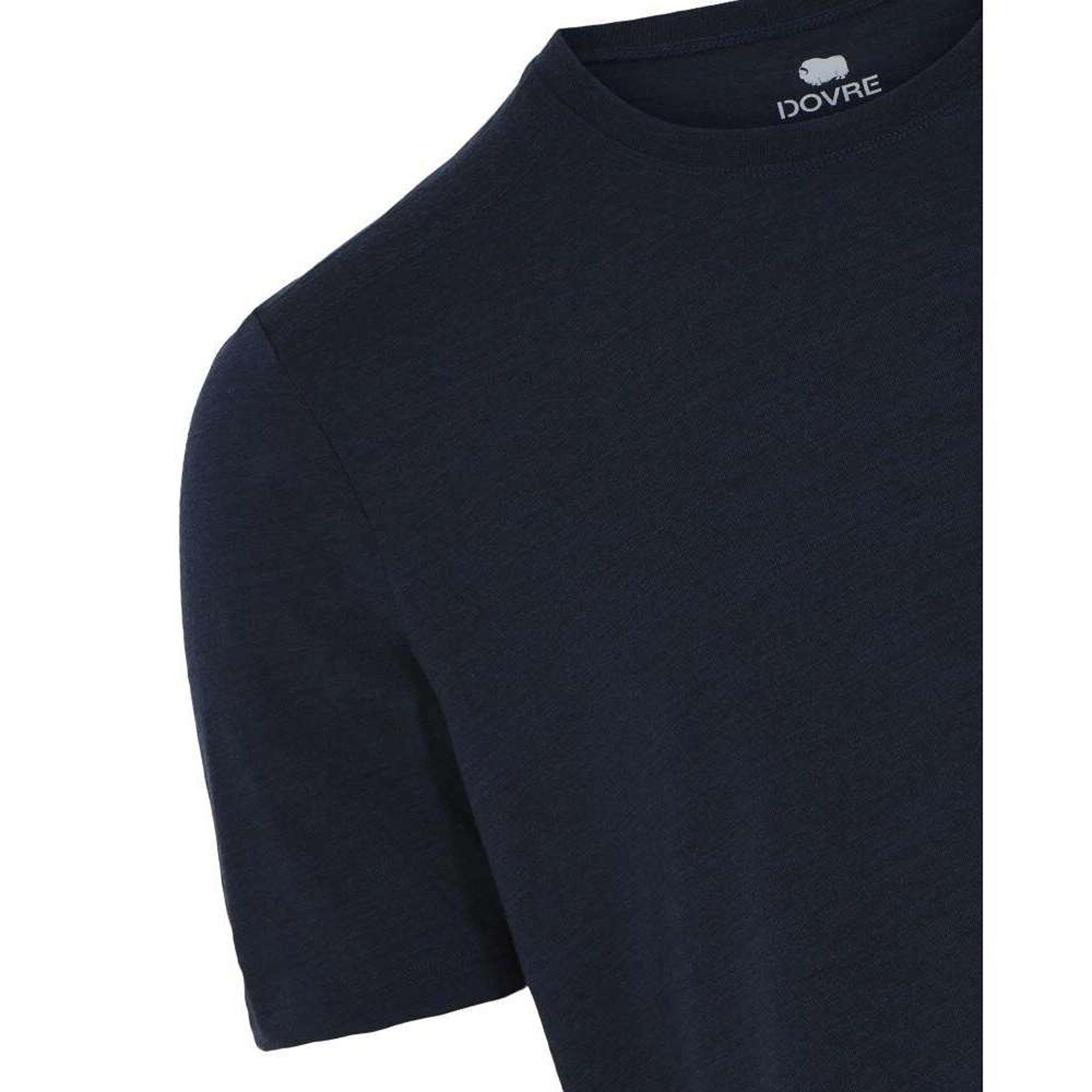 Undertröja, T-shirt | 100% Stickad Merinoull | Marinblå