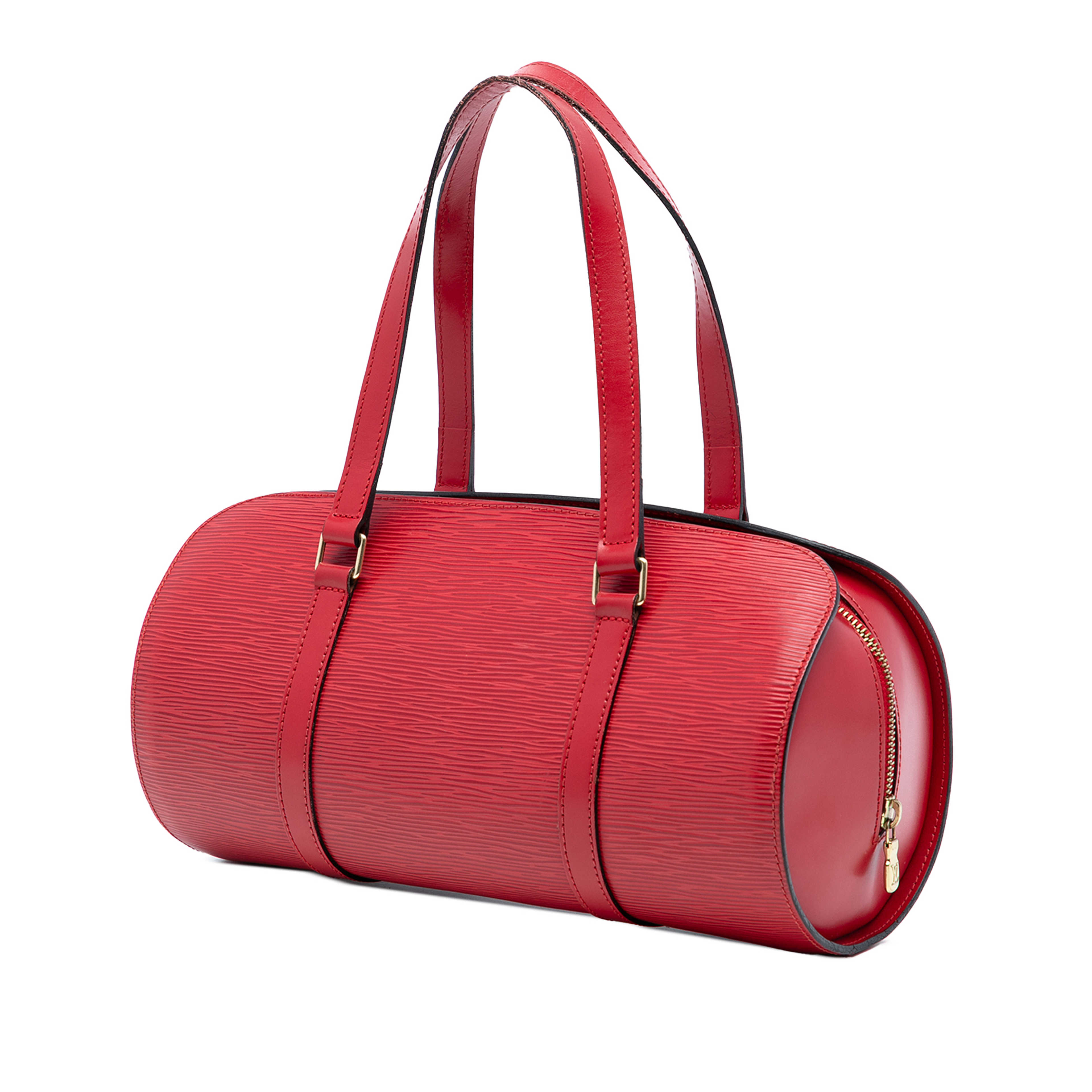 Louis Vuitton Epi Soufflot, från Luxclusif, i färgen red. Klicka för att öppna bilden i stort format