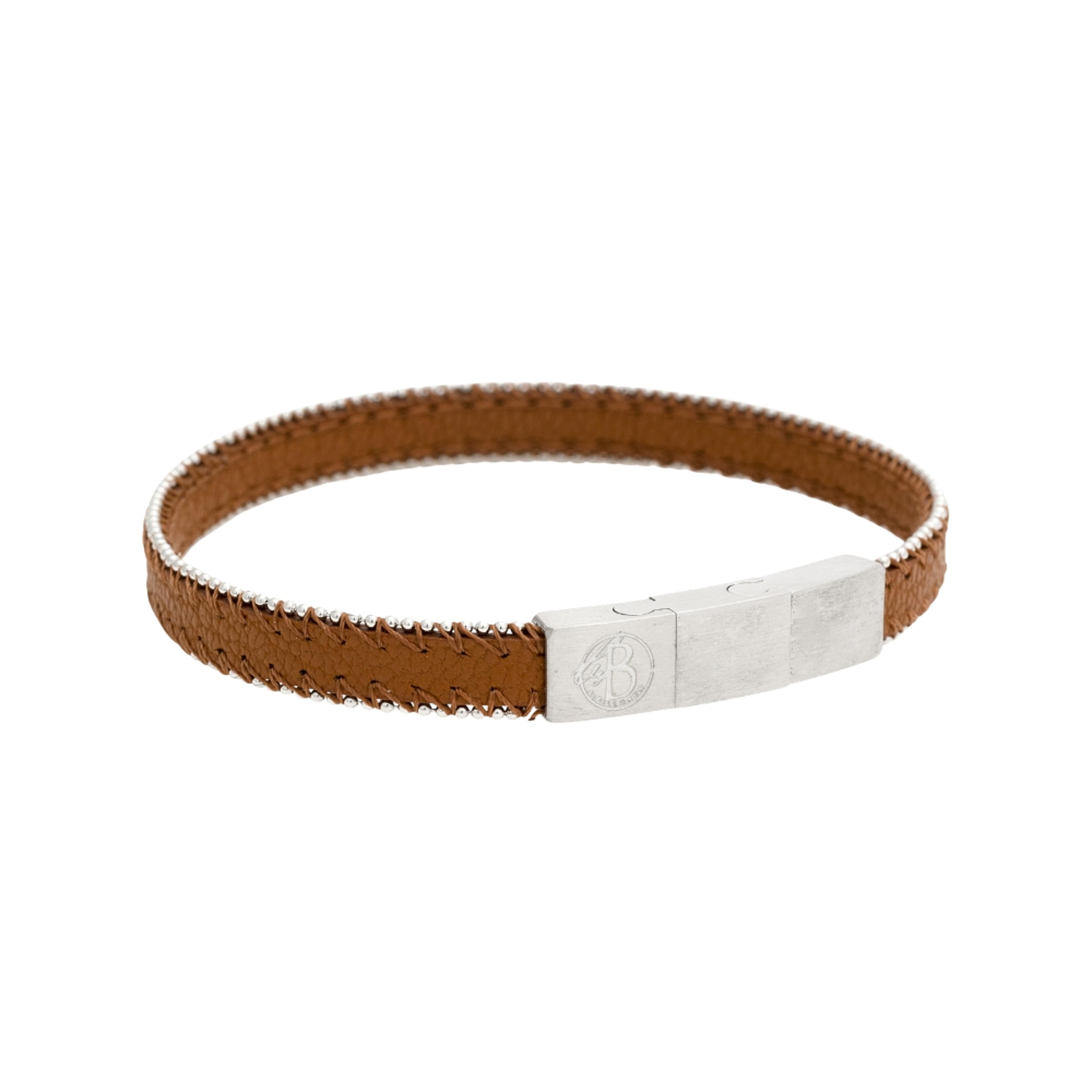 Lio Läderarmband, från by BILLGREN, i färgen brown. Klicka för att öppna bilden i stort format
