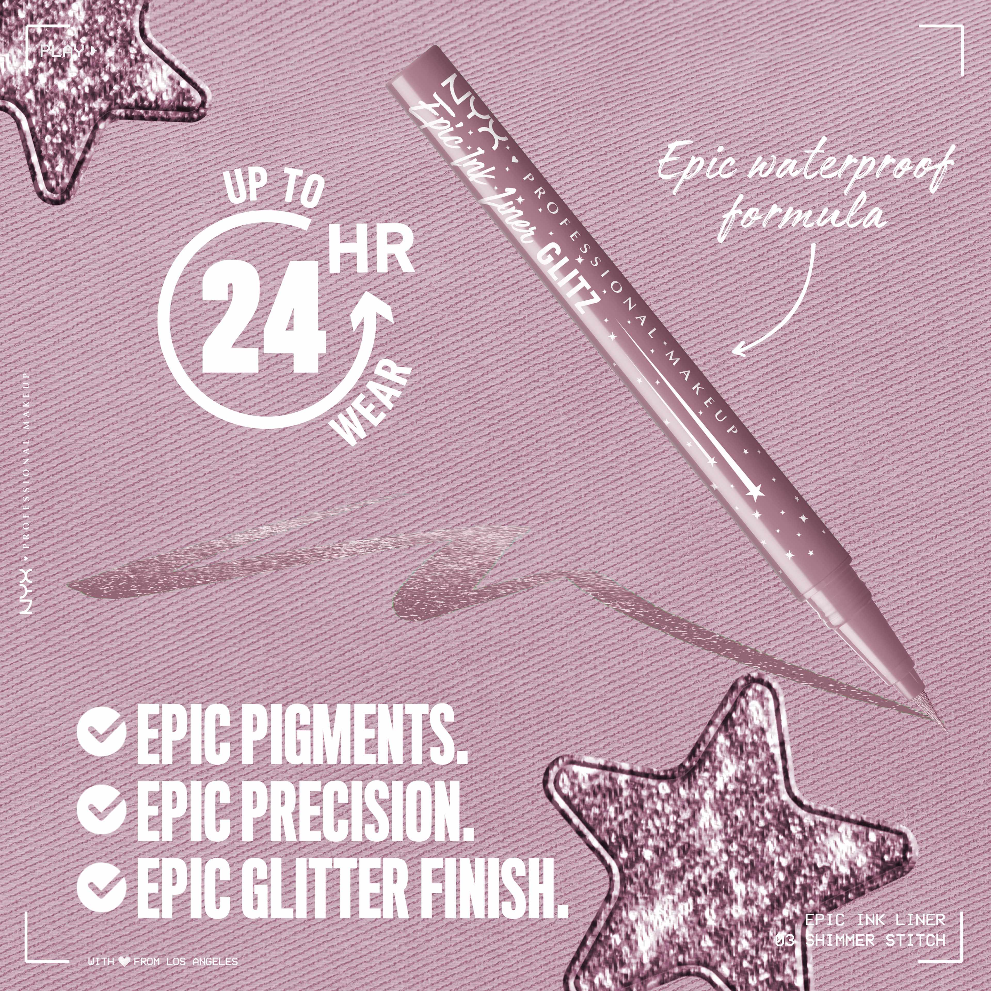 Epic Ink Liner Glitz Vattenfast Eyelinerpenna