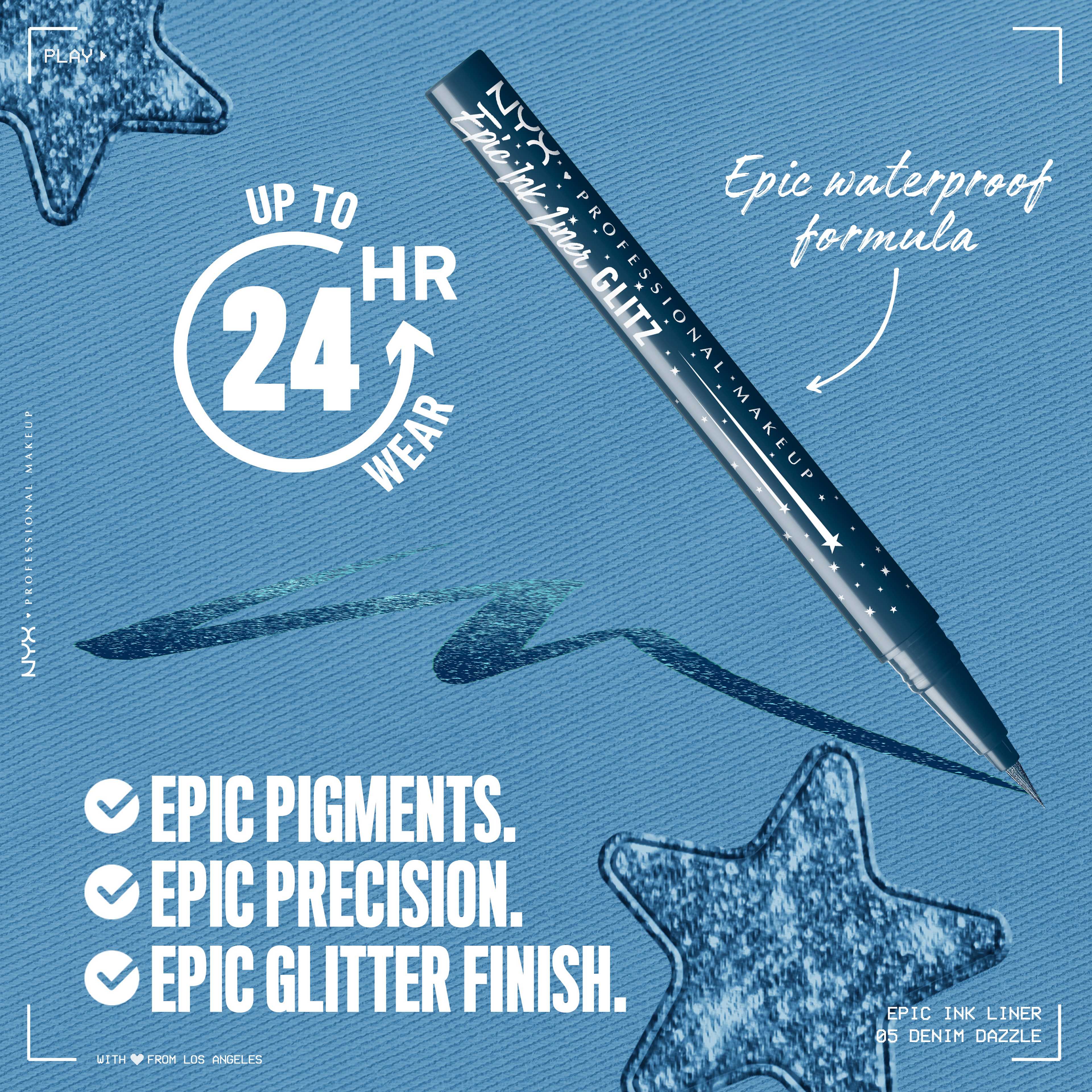Epic Ink Liner Glitz Vattenfast Eyelinerpenna