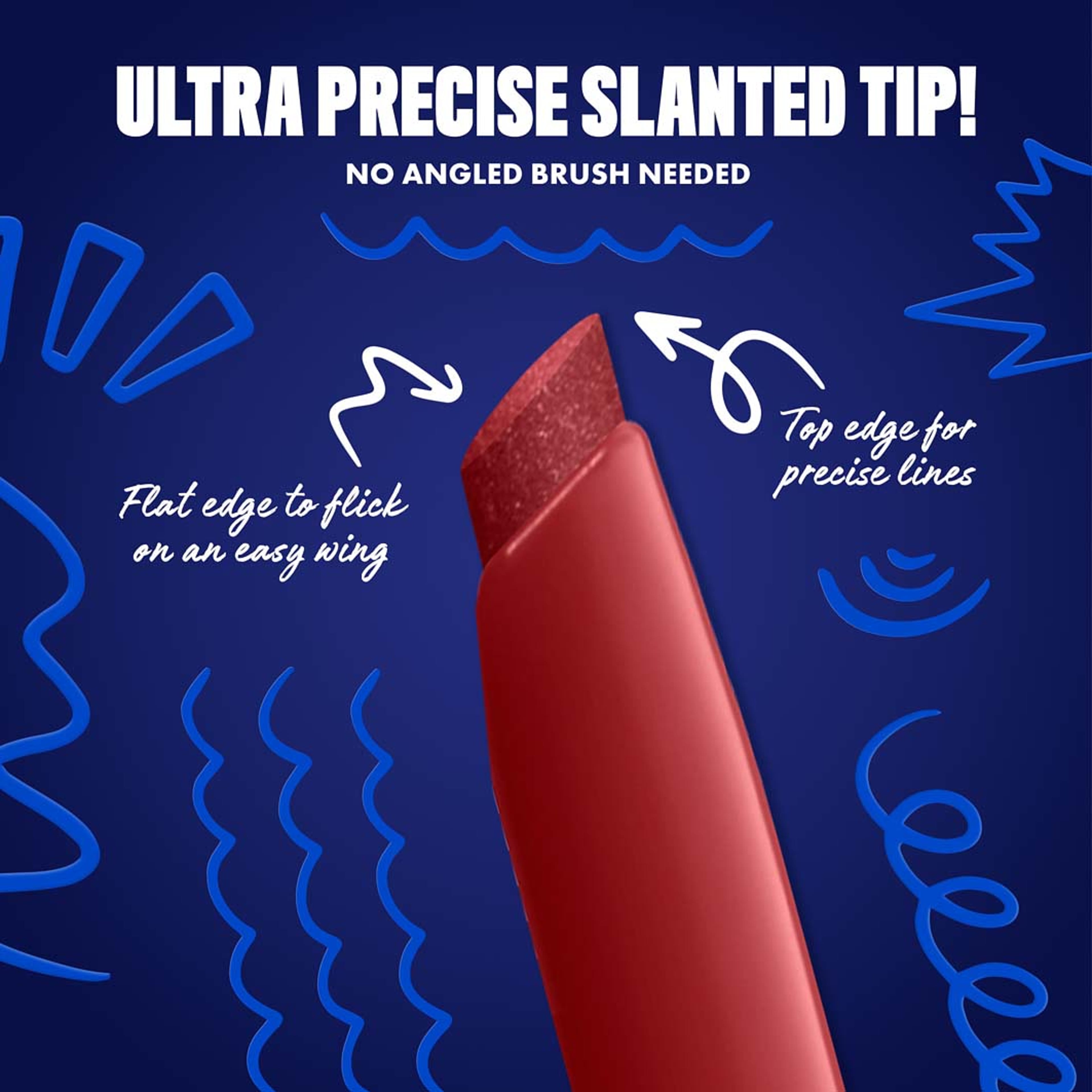 Epic Inky Stix, från NYX Professional Makeup, i färgen Robotic Red. Klicka för att öppna bilden i stort format