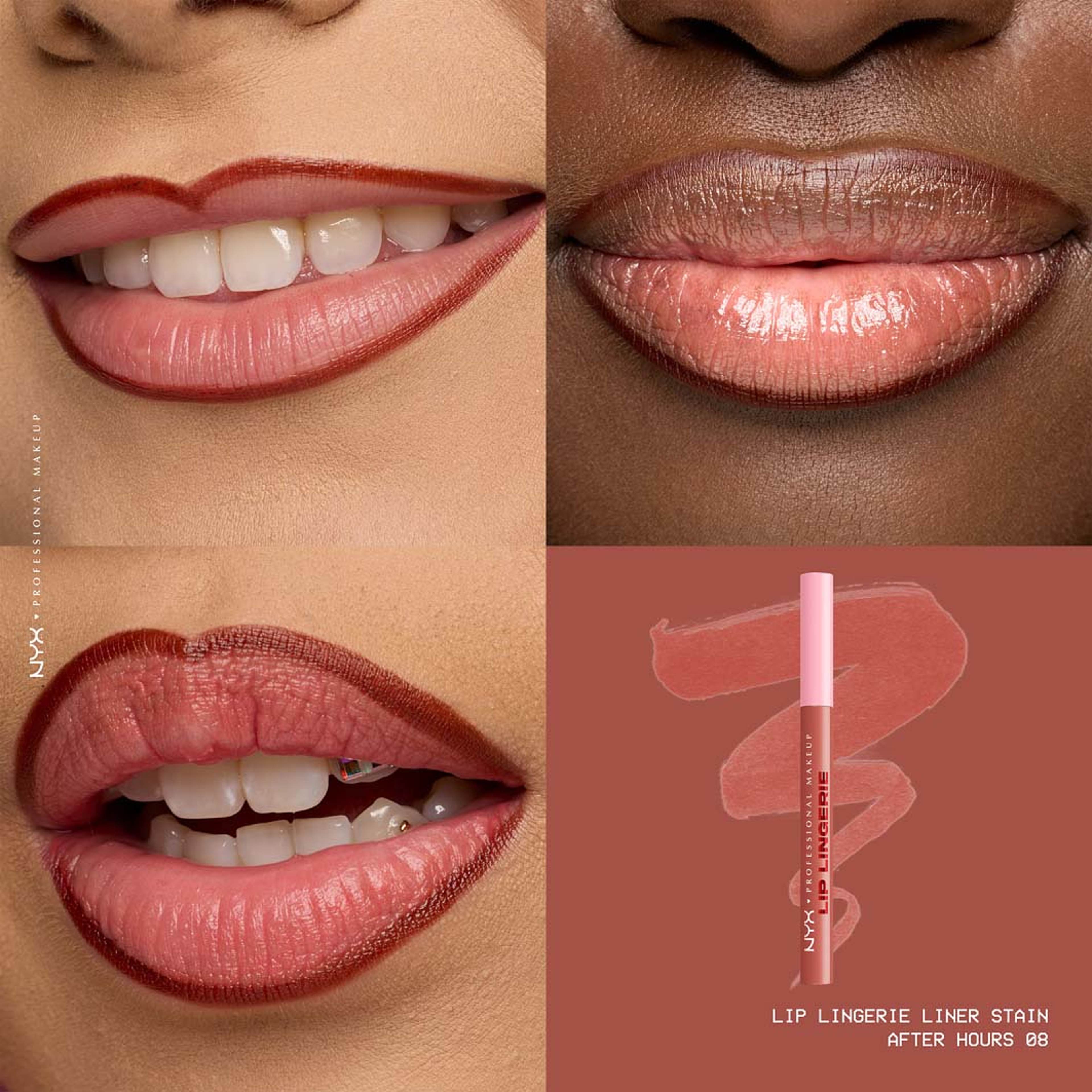 Lip Lingerie Liner Stain, från NYX Professional Makeup, i färgen After Hour. Klicka för att öppna bilden i stort format