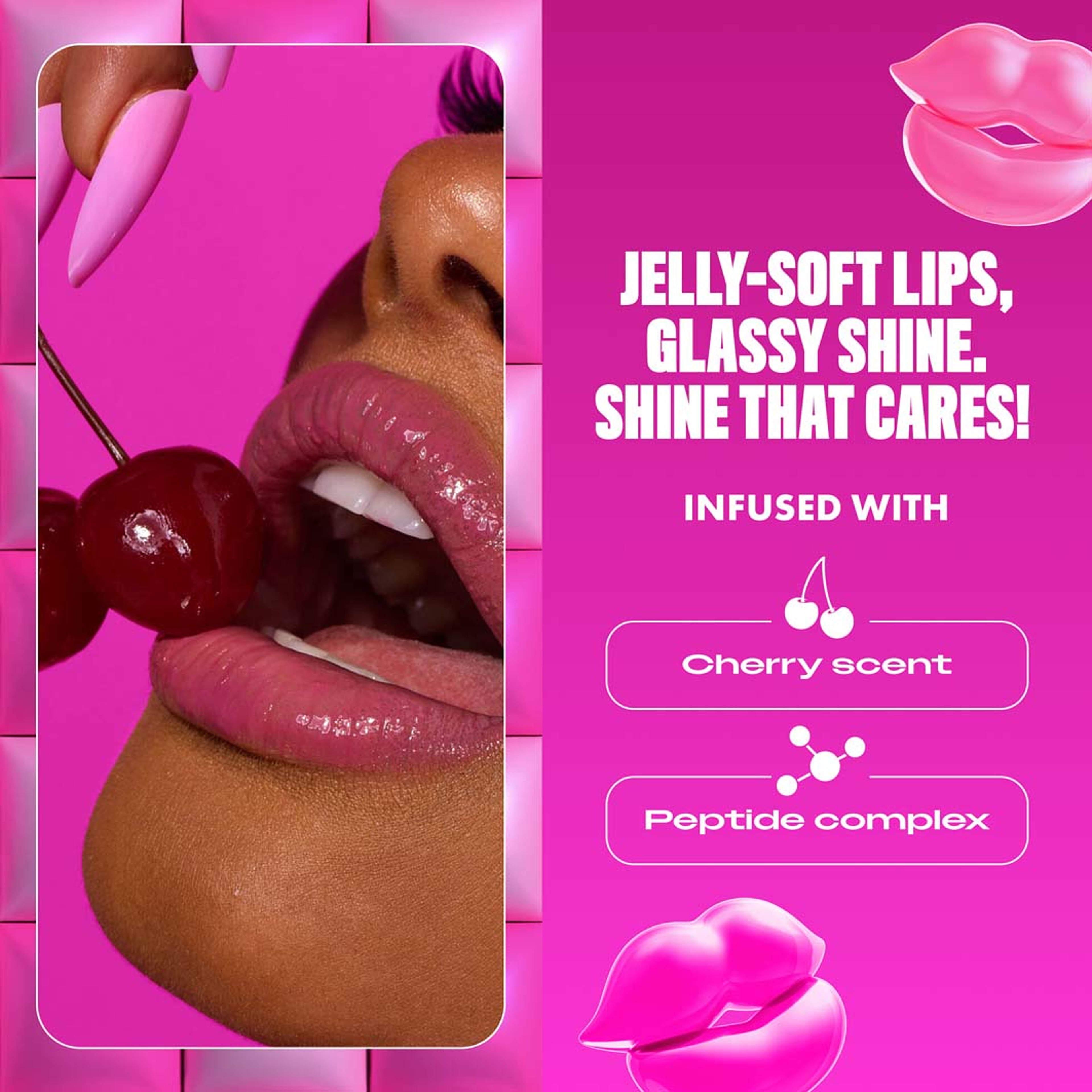 Jelly Job, från NYX Professional Makeup, i färgen Jelly Squeeze. Klicka för att öppna bilden i stort format