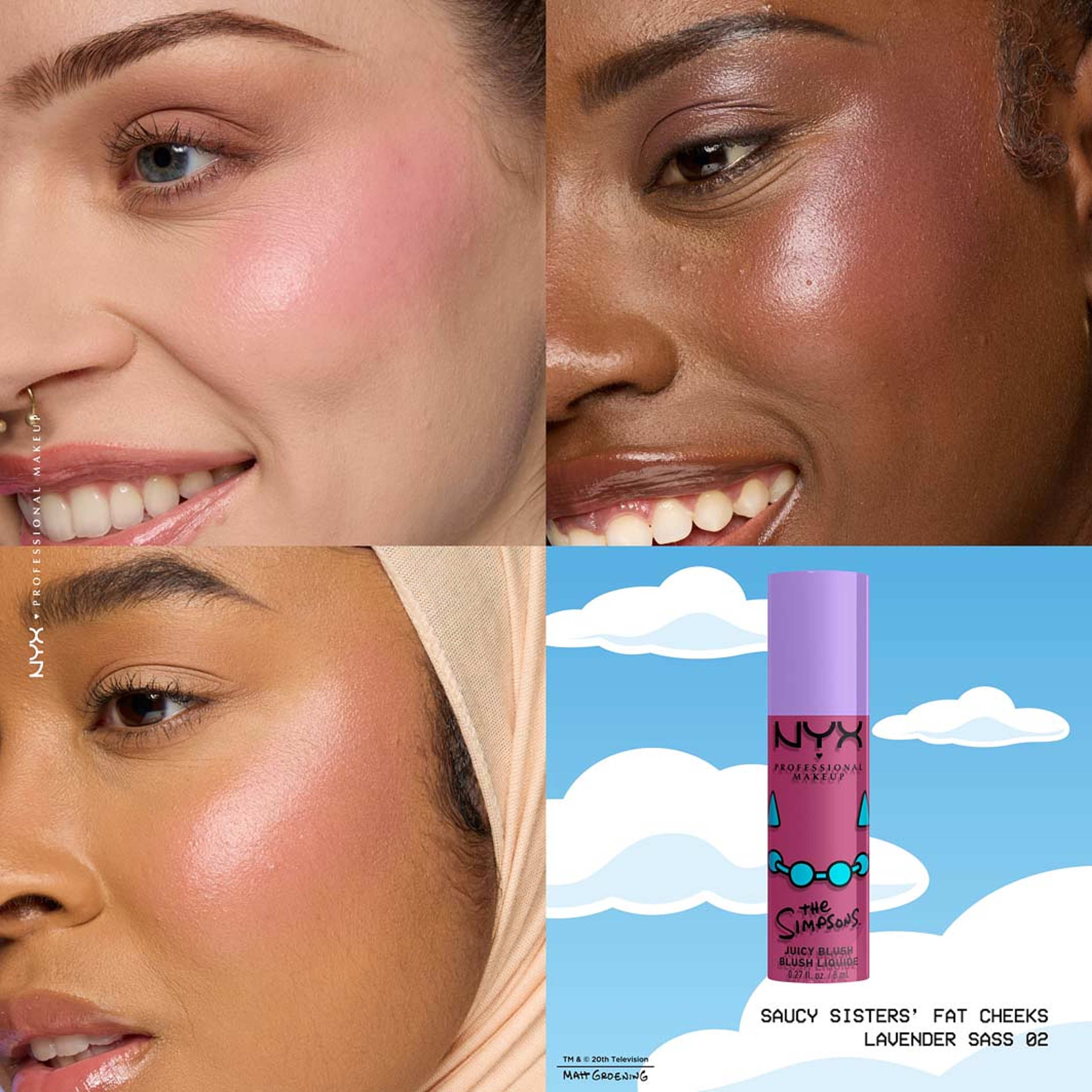 Saucy Sisters Fat Cheeks Blush, från NYX Professional Makeup, i färgen 02. Klicka för att öppna bilden i stort format