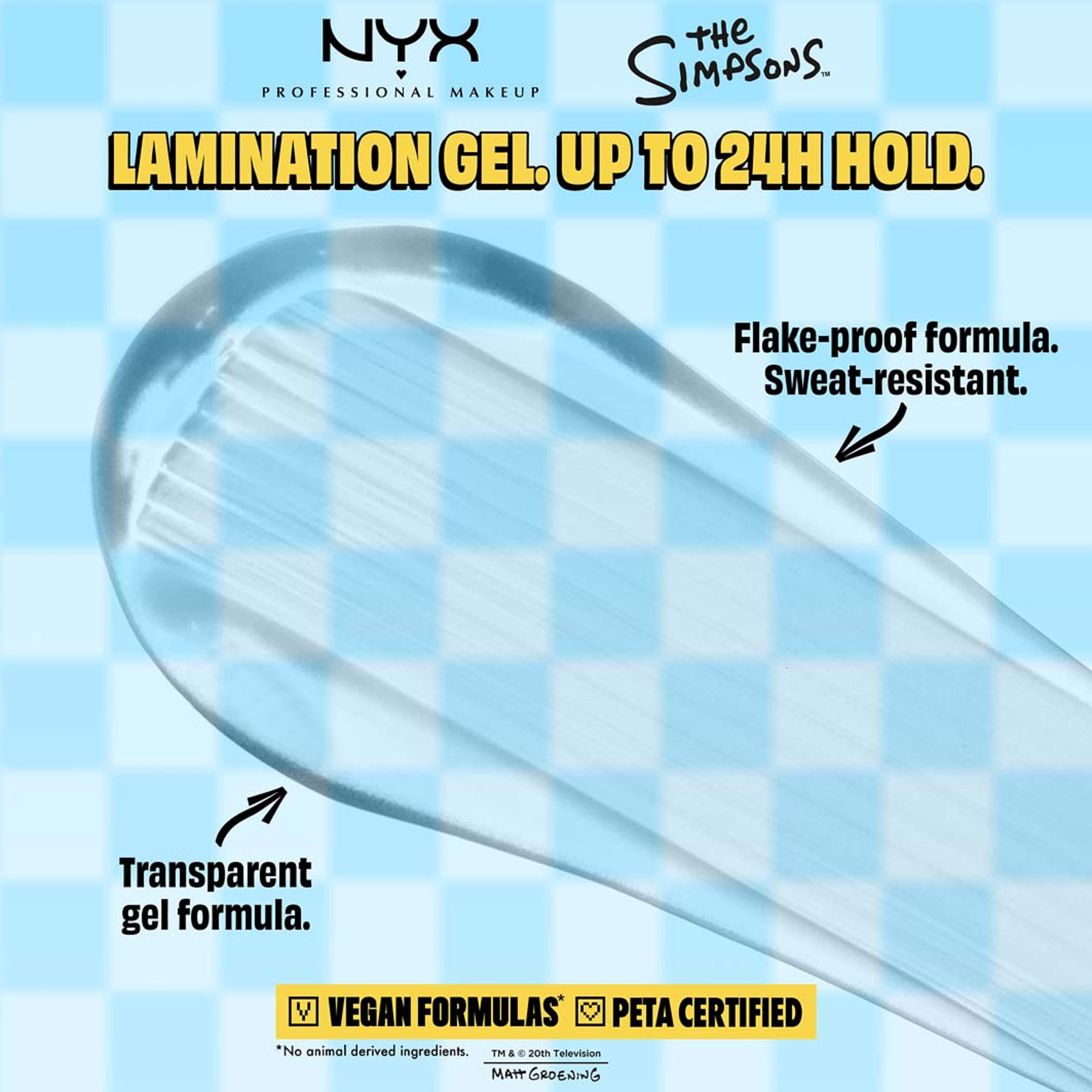 Marge Simpson Mega Glue 2-in-1 Brow & Hair Styler, från NYX Professional Makeup. Klicka för att öppna bilden i stort format